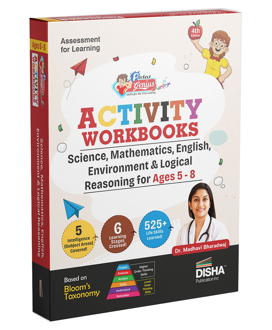 Perfect Genius Junior Activity Workbooks for Science, Environment, Mathematics, Logical Reasoning & English for Ages 5 to 8 - 4th Edition | Must for Olympiad Exams | Builds 545+ Life Skills