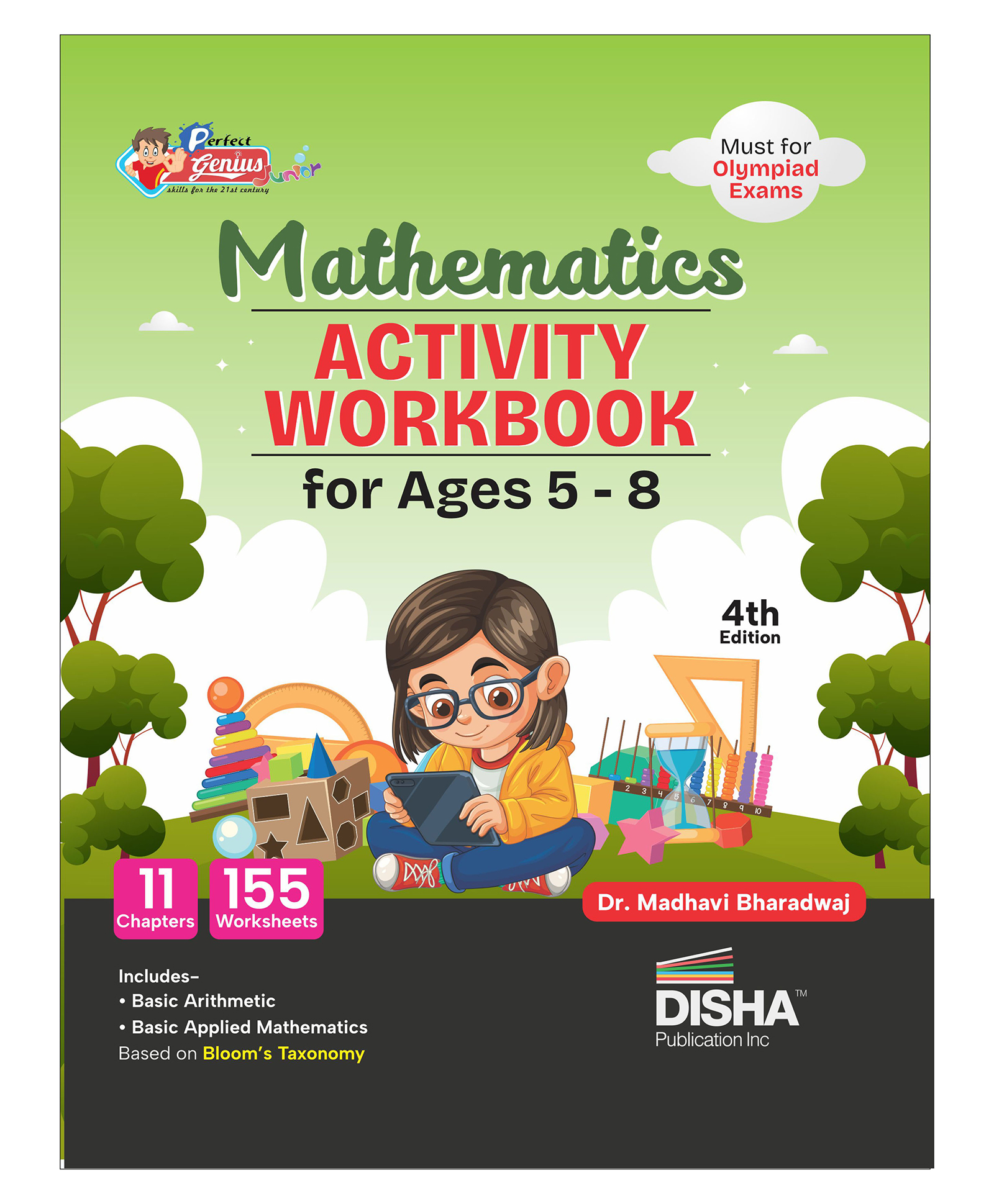Perfect Genius Mathematics Activity Workbook for Ages 5 to 8 - 3rd Edition | Must for Olympiad Exams | Builds 155 Life Skills