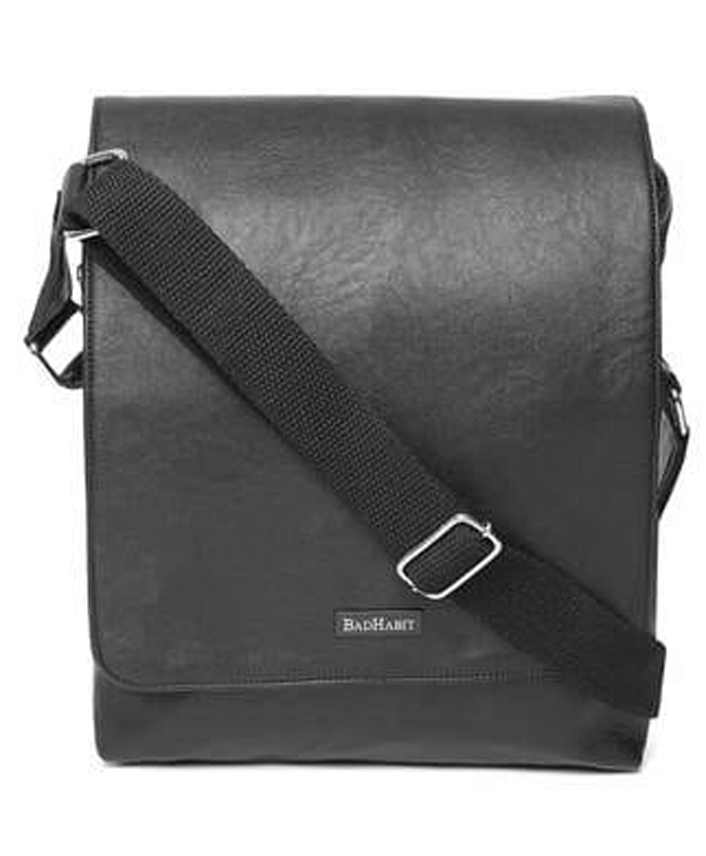 BAD HABIT Messenger Bag - Black-picture-21