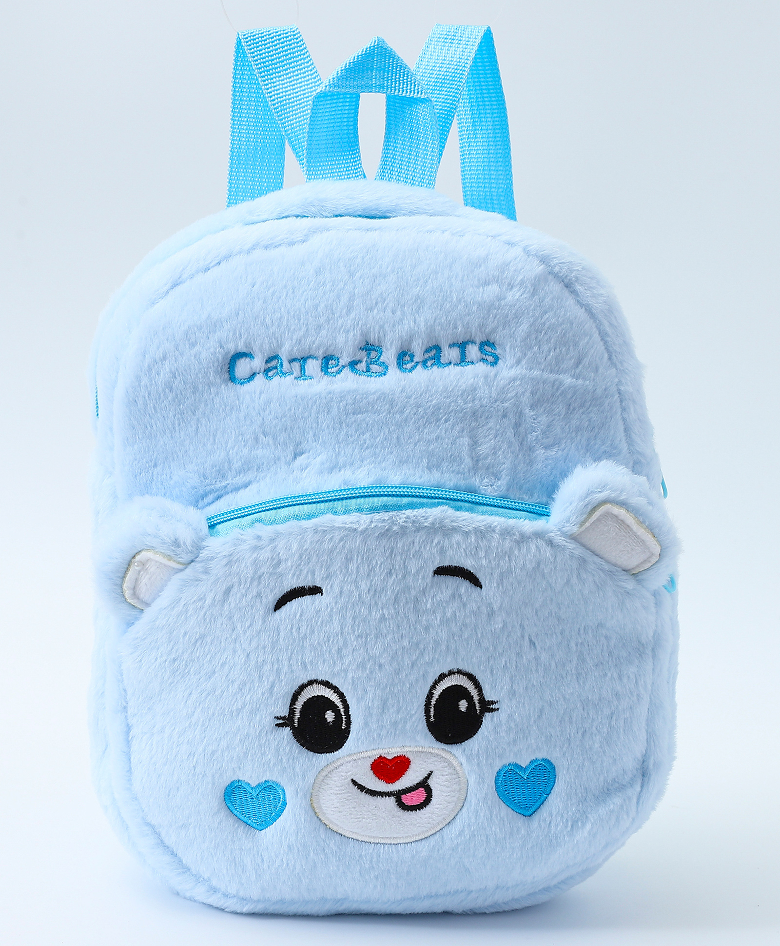 Bear Theme Soft Toy Bag Blue - Height 11 Inches-image-22