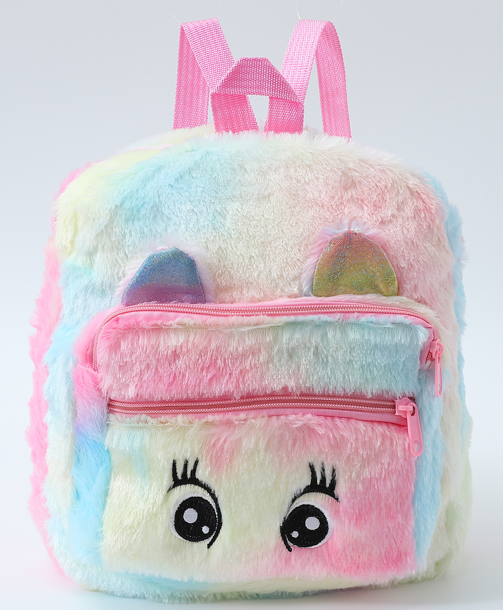 Play Nation Soft Plush Toy Bag Pink - Height 11 Inches-image-44