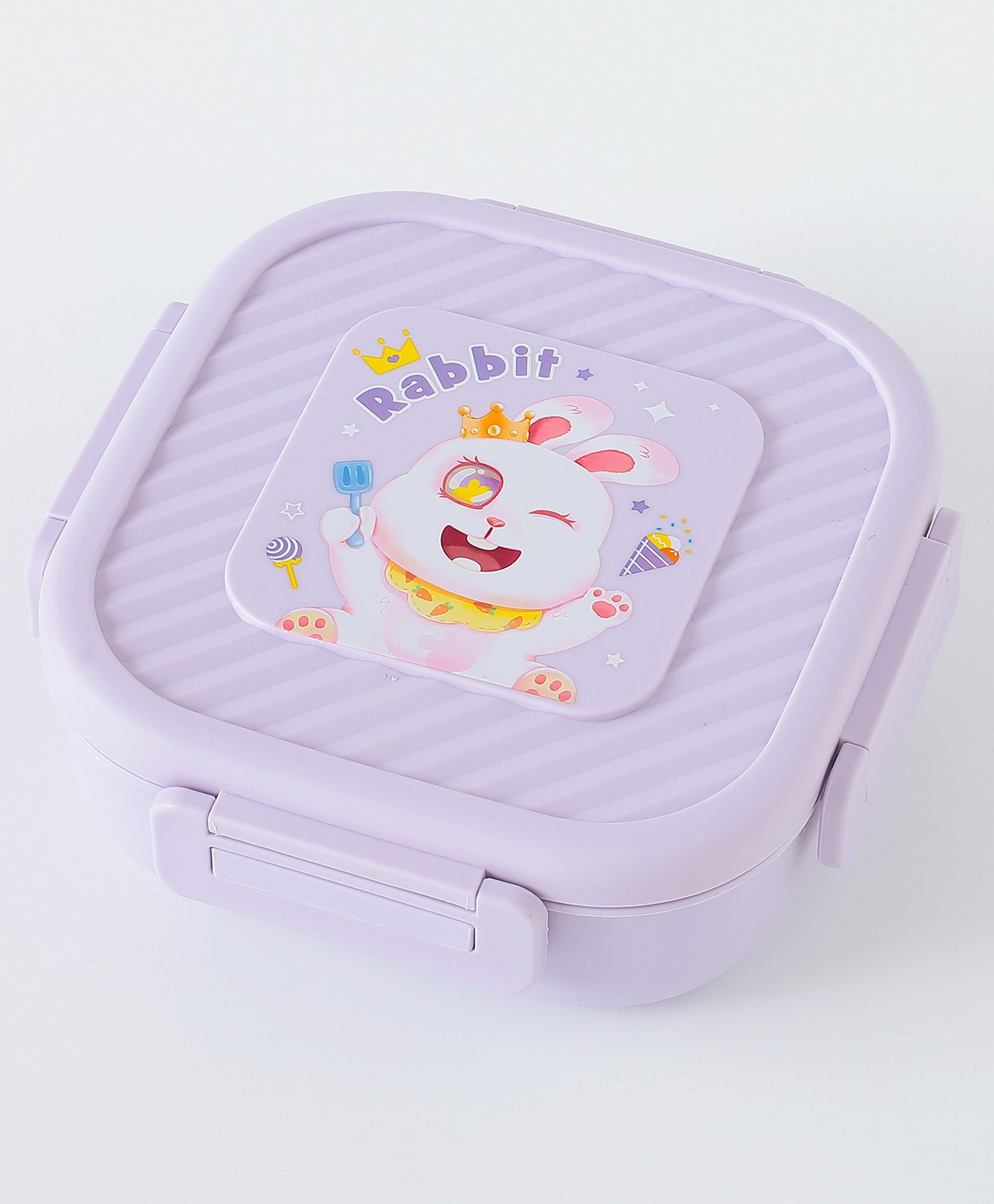 Rabbit Themed Lunch Box - Purple-image-48