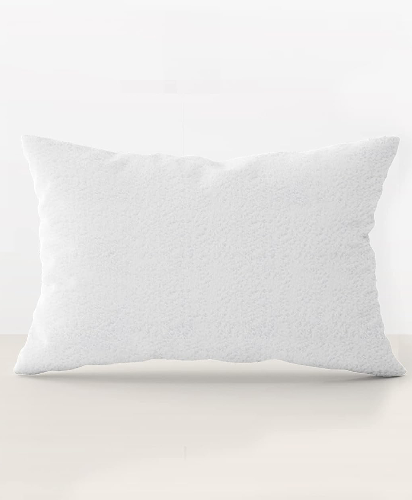 GADDA CO Water Resistant & Dust Mite Soft Terry Cotton Pillow Cover with Zipper & Protector - Standard Size - 18 X 28 Inch - White- Set of 1-image-23