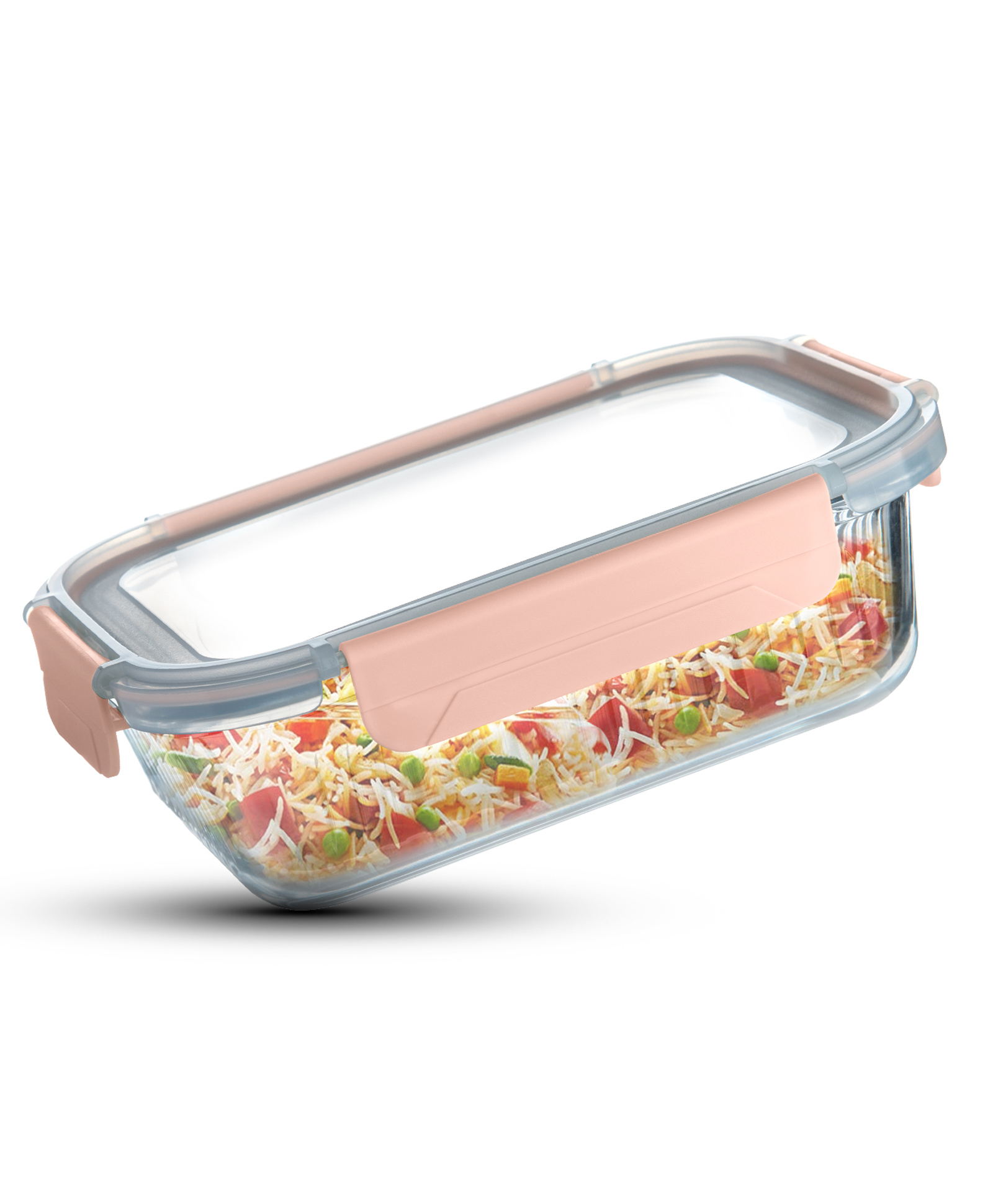 Bergner Smart Lock Borosilicate Rectangular Food Container 1.5 L-image-20