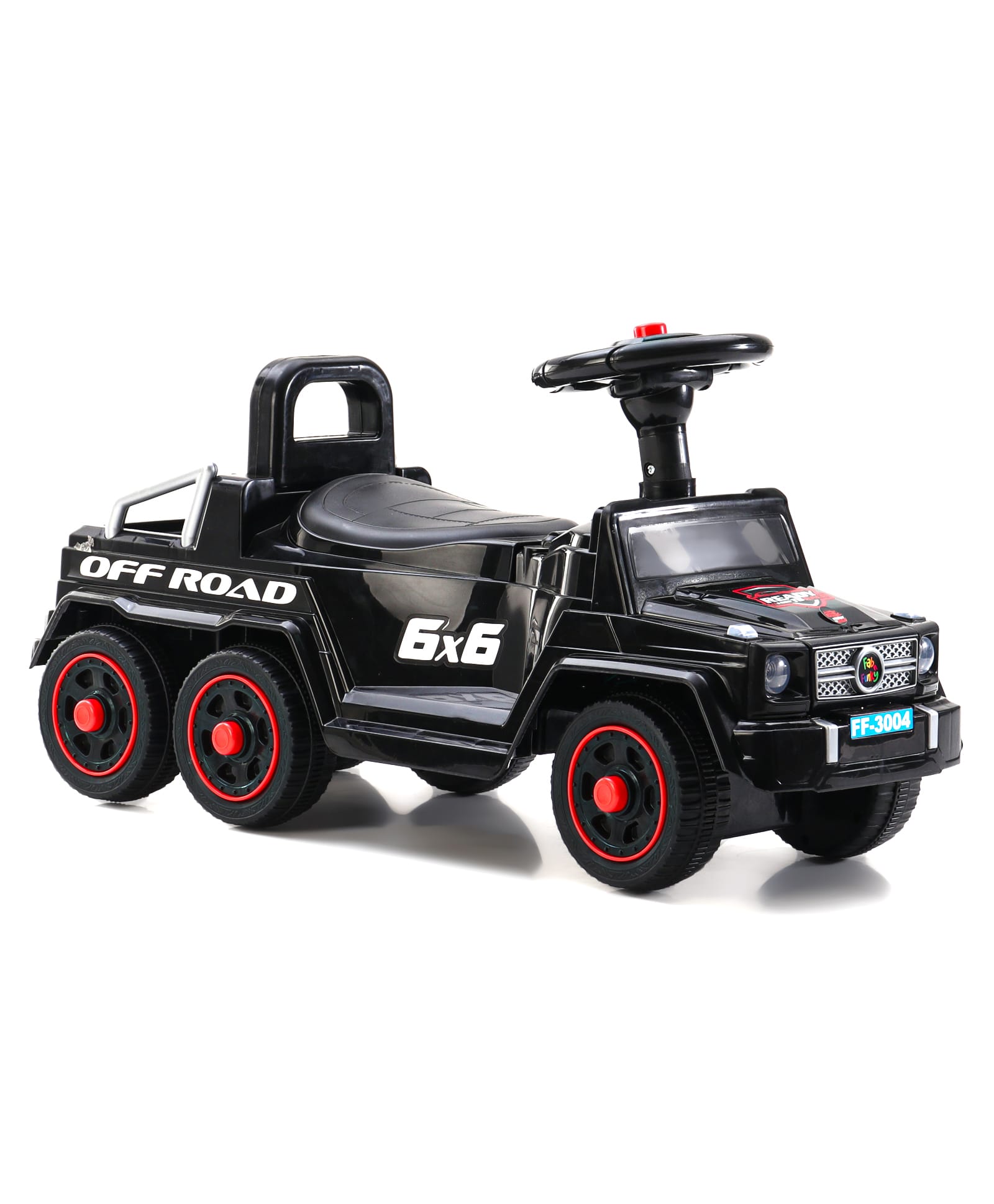 Premium Kids Manual Push Ride On With Storage & Light And Music Foot to Floor Operation| Backrest - Black-image-33