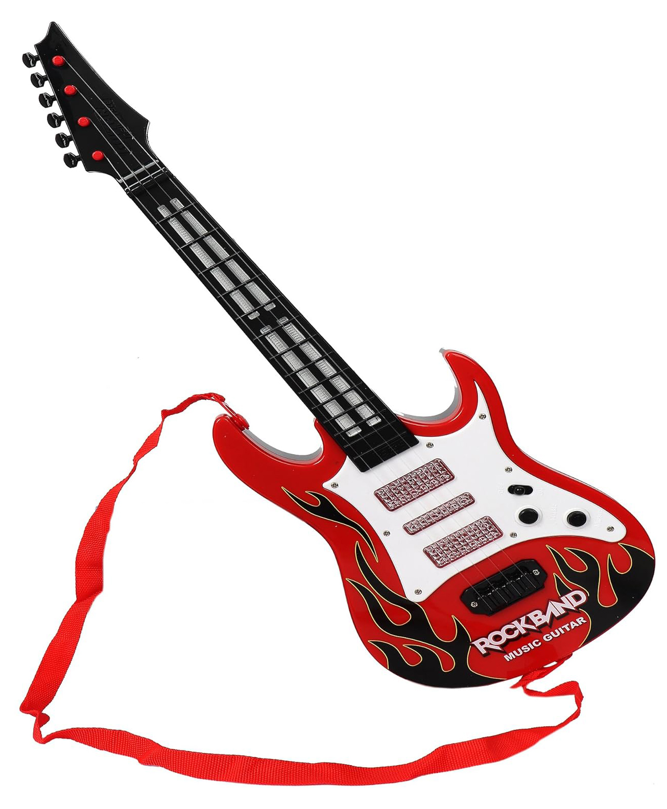 Sanjary Rock Band Musical Guitar rock and roll for Kids color design may vary-picture-19