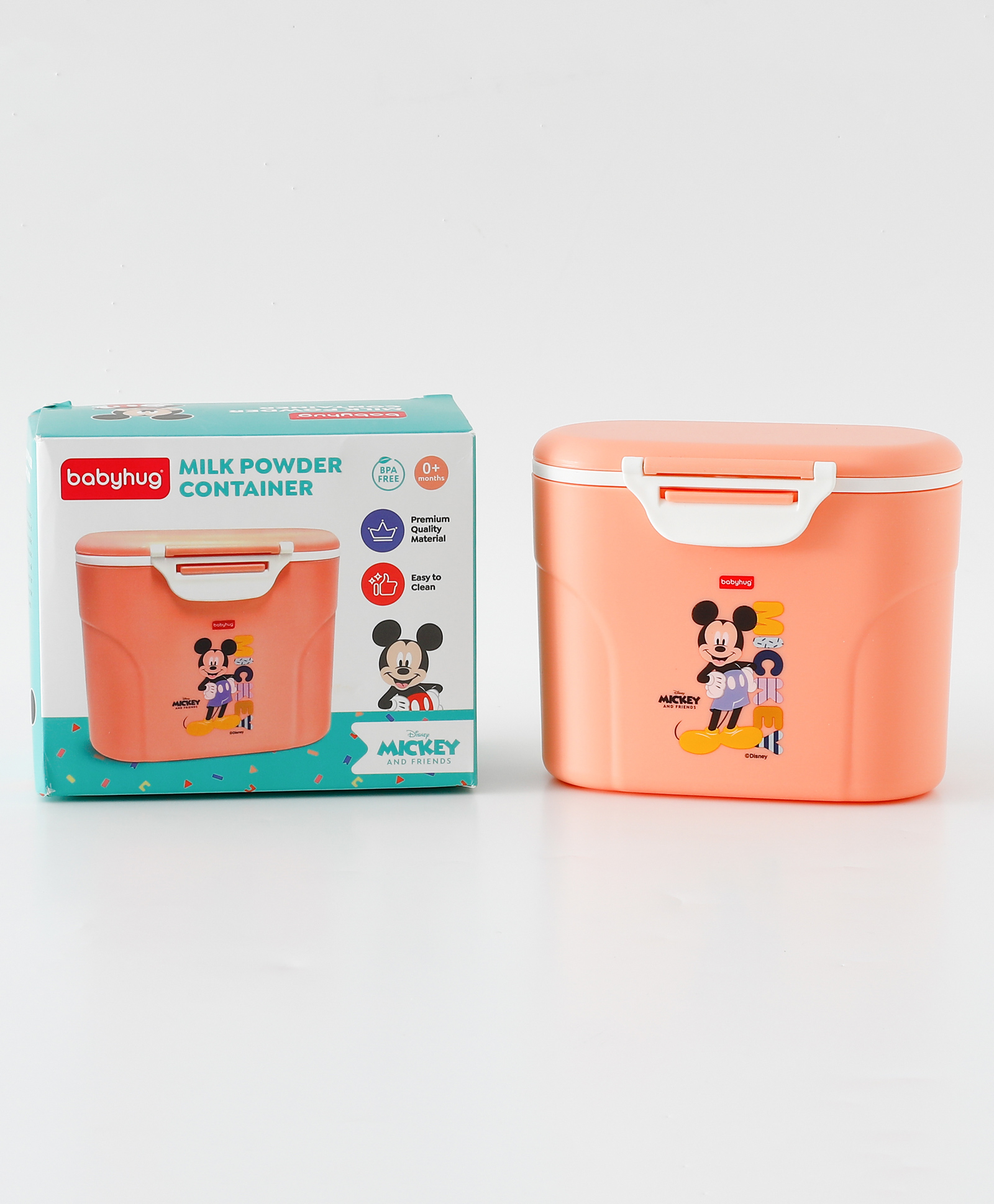Babyhug Disney Milk Powder Storage Container with Spoon & Mickey Mouse Print - 500 ml-picture-25