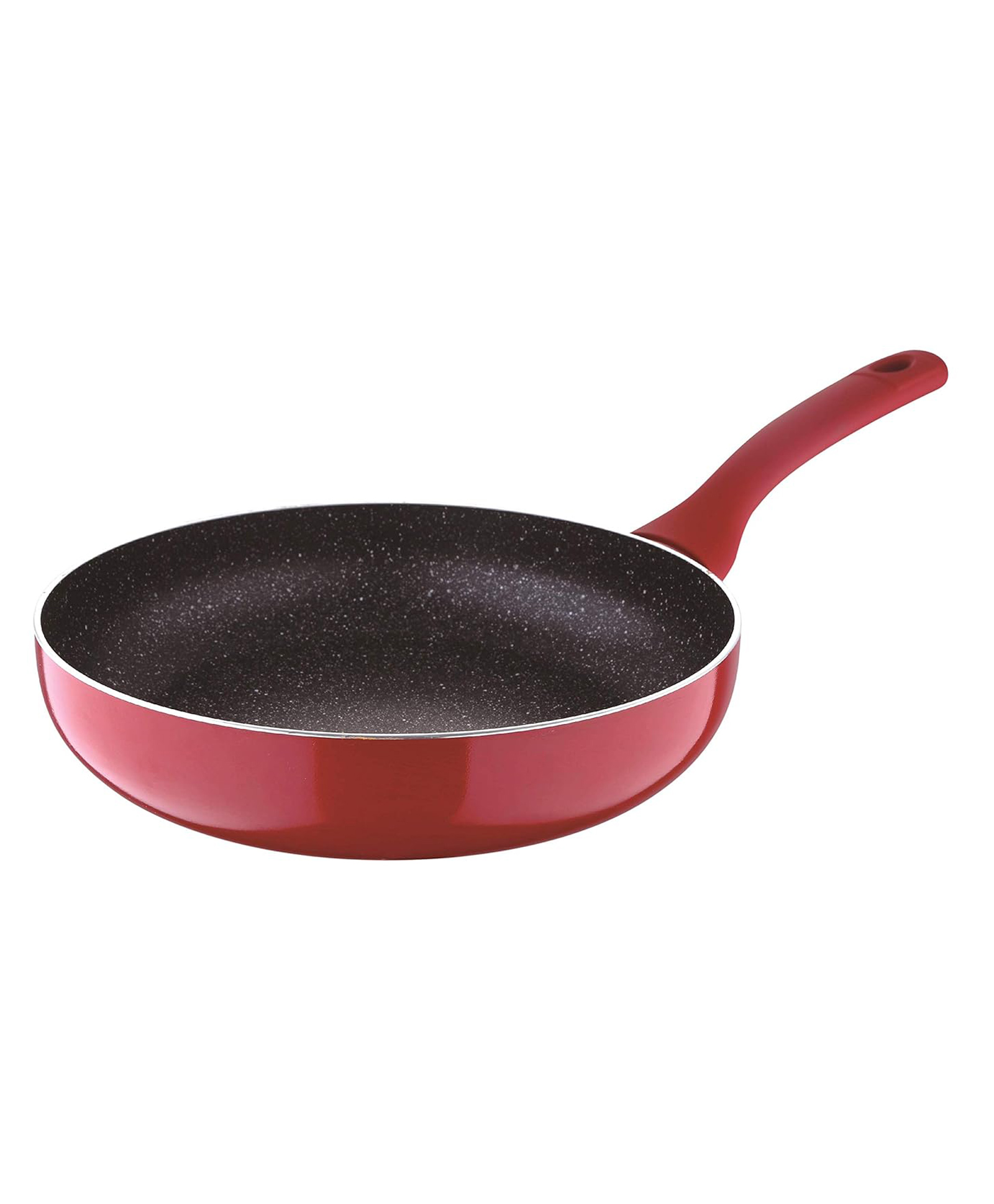 Bergner Bellini Plus Red Non Stick Frypan 28 cm, 3.3 L, Sturdy Rivertless Construction with Soft touch Wooden Finish Handle, Induction Bottom-picture-36