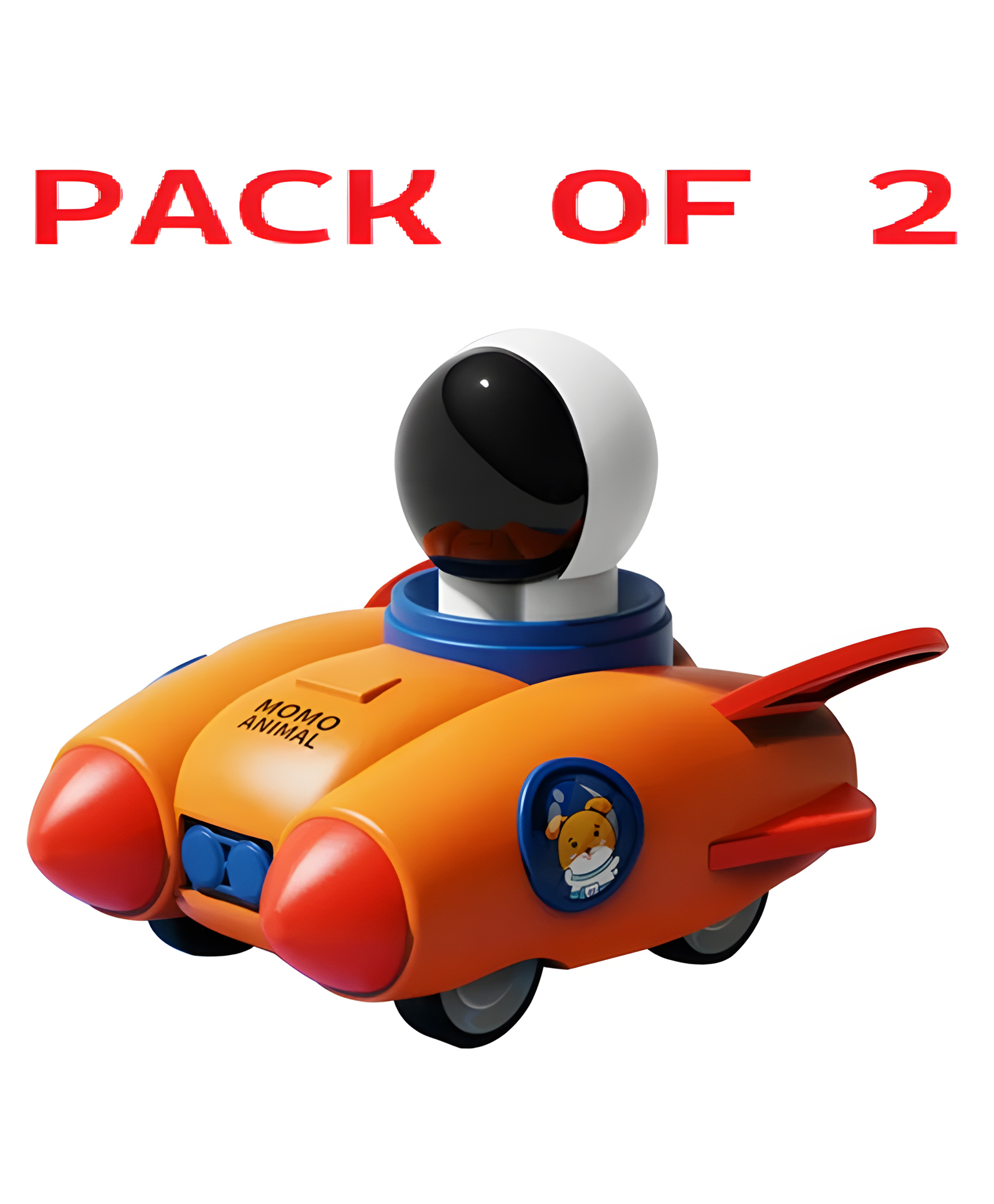 negocio NEGOCIOChildren's Toys Inertial Pull Back Car Push Car Space Astronaut Series PACK OF 2- COLOR MAY VARY-picture-11
