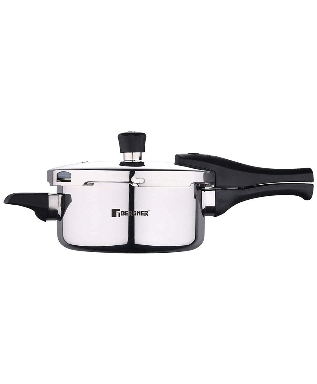 Bergner Argent Elements Triply Stainless Steel Pressure Cooker with Outer Lid, 2.5 L-image-46