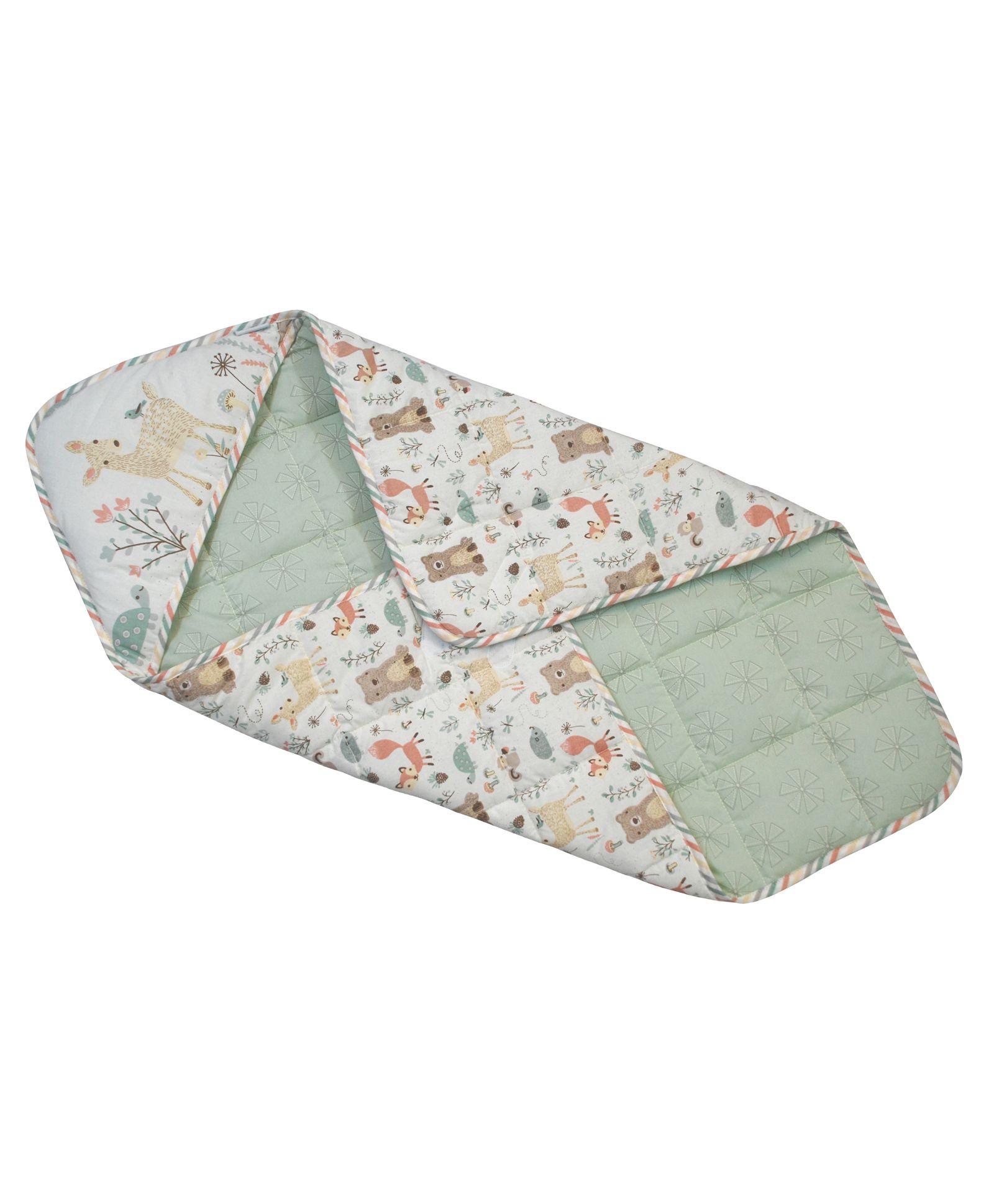 Abracadabra Quilted Hooded Baby Wrapper Woodland Friends - Multicolor-image-17