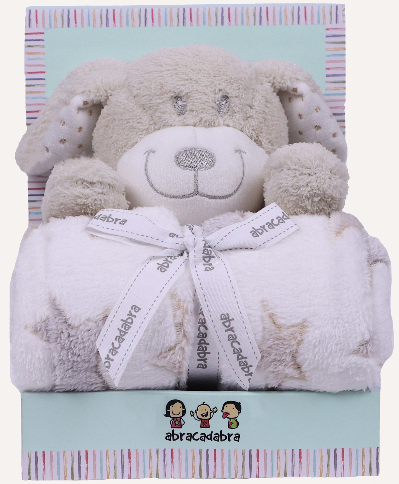 Abracadabra Blanket & Soft Toy Set - Beige-image-37