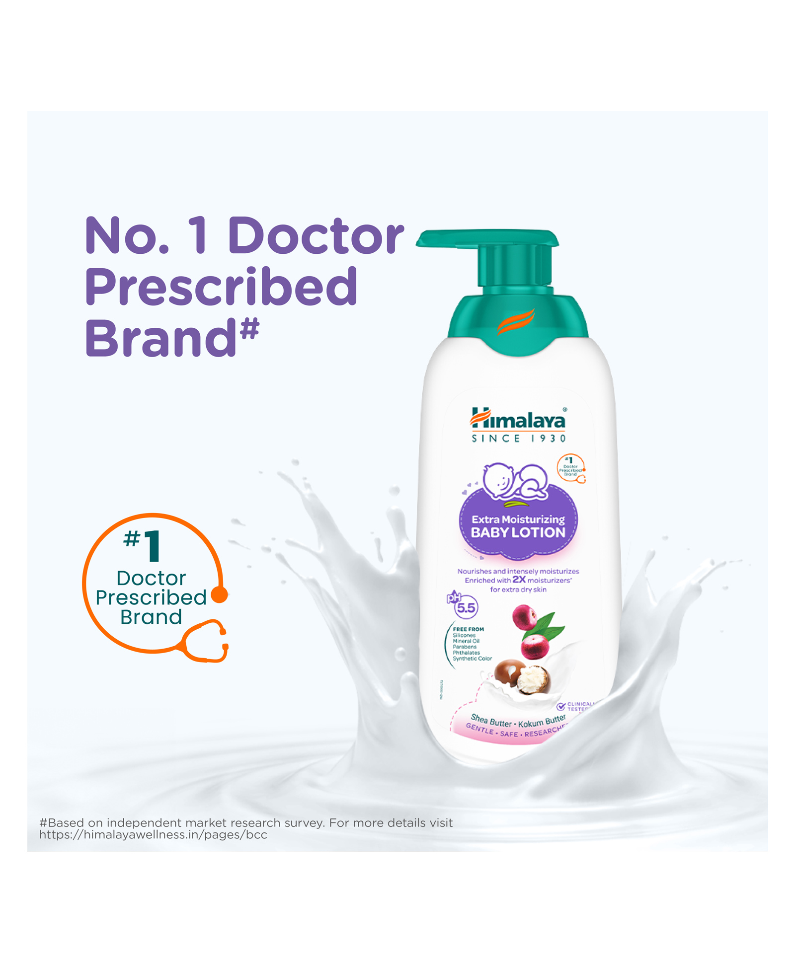 himalaya babycare Himalaya Extra Moisturizing Baby Lotion - 400 ml-picture-10