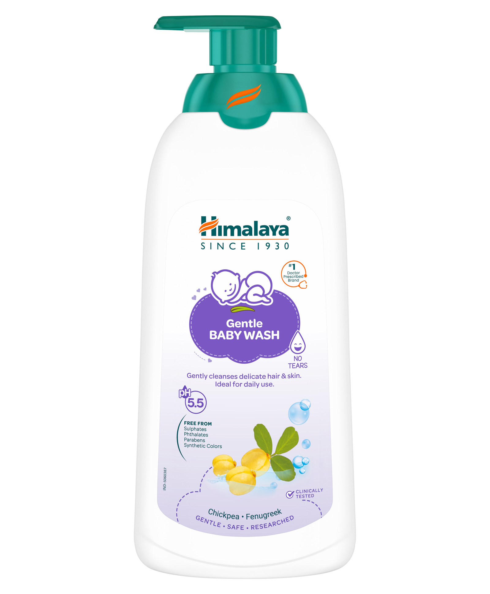 Himalaya Herbal Gentle Baby Wash - 600 ml