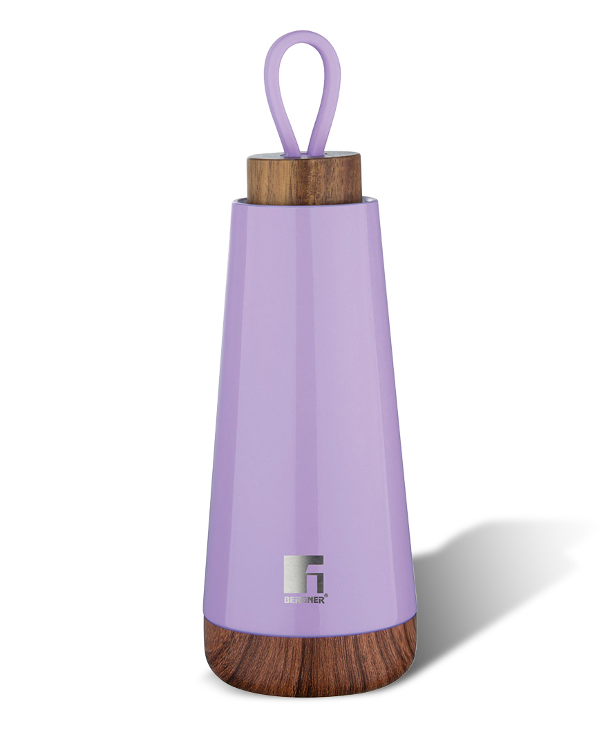 Bergner Walking Thermosteel Hot & Cold Bottle, 500 ml, Purple-image-19