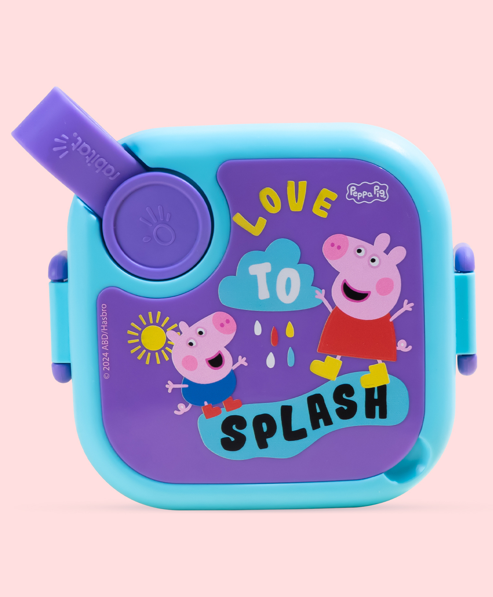 Rabitat Peppa Lunchmate Mini Rainy Day - Purple-picture-39