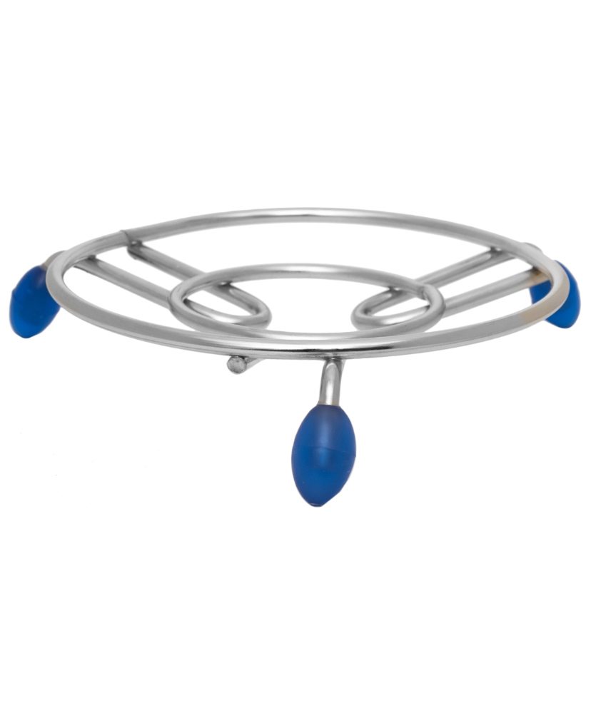 HAZEL Heat-Resistant Hot Pot Stand with Silicone Grip | Non-Slip Trivet for Kitchen & Dining Table | Diameter 17.5 cm-image-5