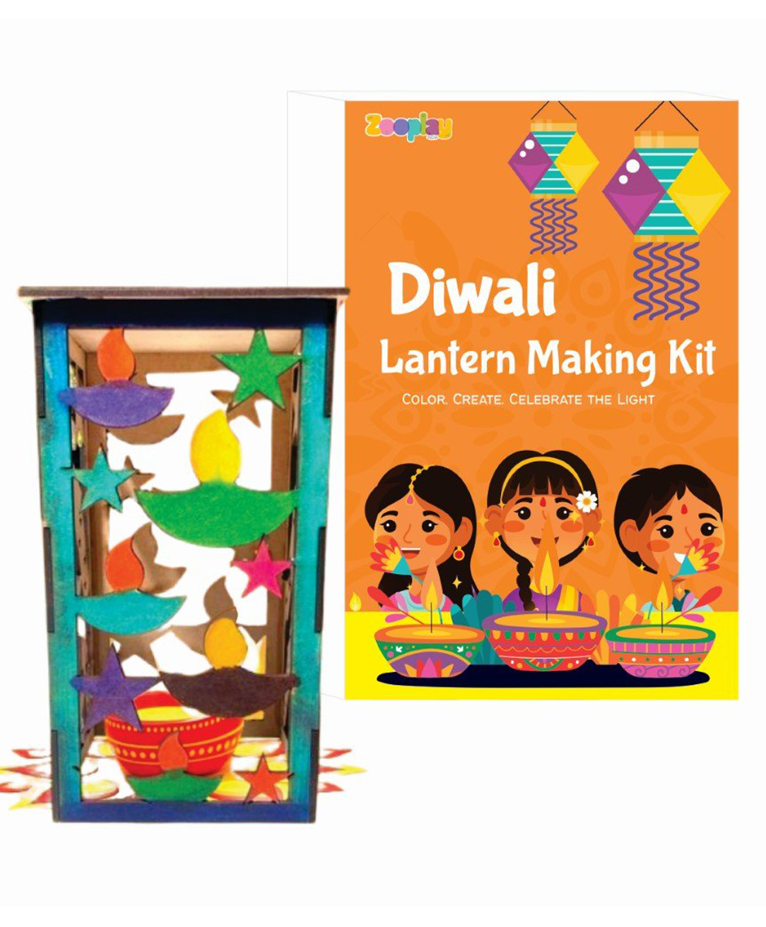 Kids Diwali DIY Lartern making activity-image-34