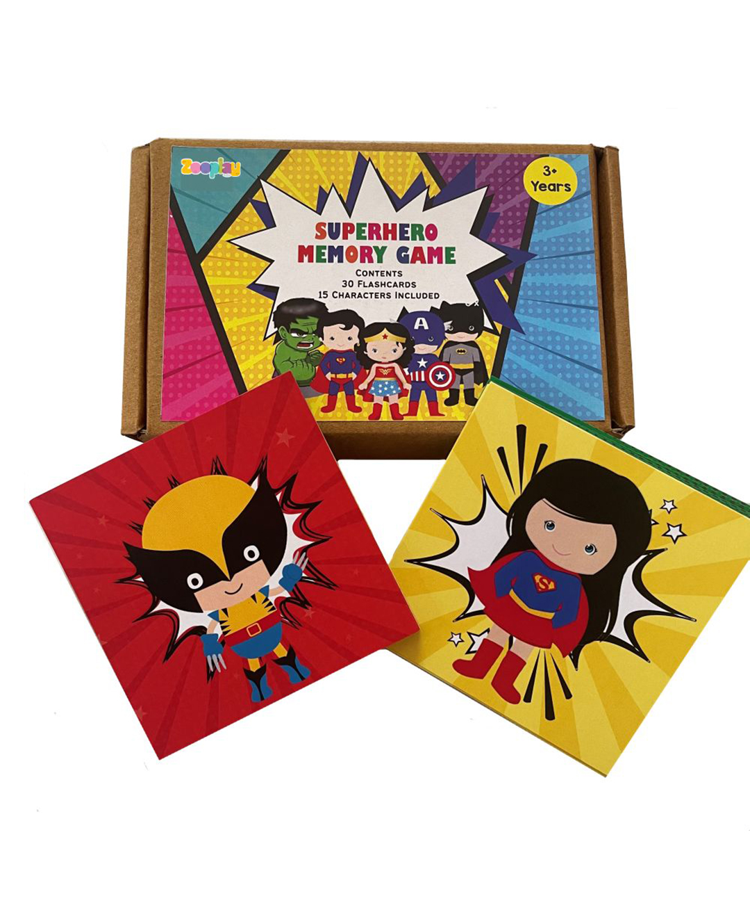 Zooplay India Superhero Memory Game - 24 Cards-image-21