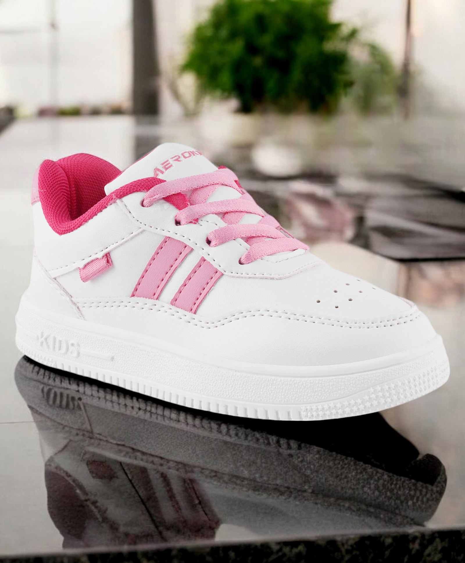 Lil Lollipop Aerokick Text Detailed Lace Up Shoes - Off White-picture-27