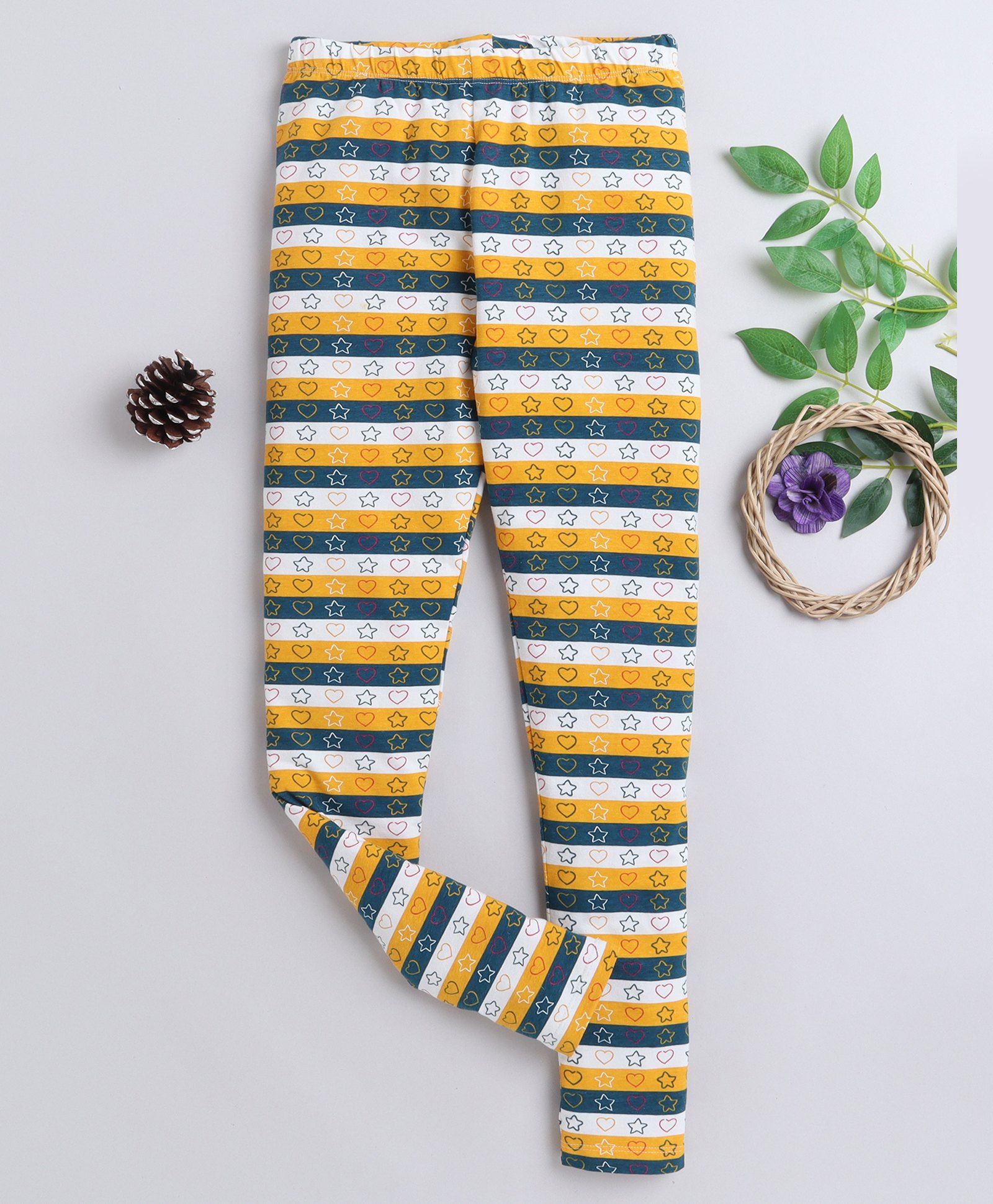 BABY NATION Striped Leggings - Multi Colour-picture-23