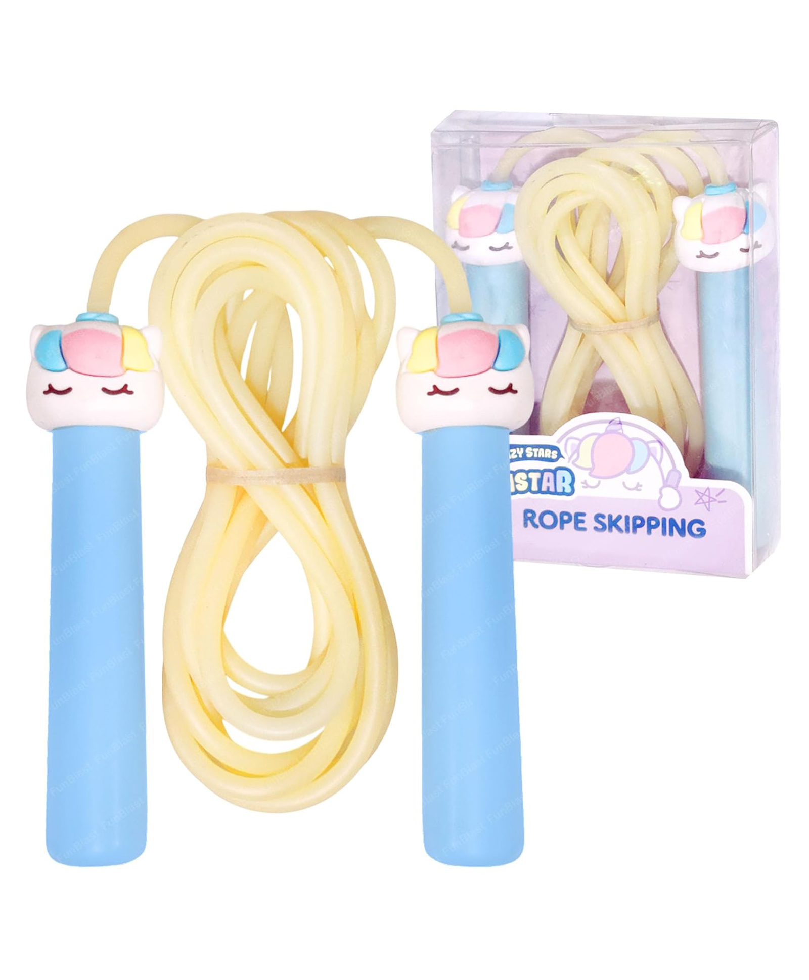 Bunie Cute Cartoon PVC Adjustable Skipping Jump RopePack of 1 Color May Vary-image-3