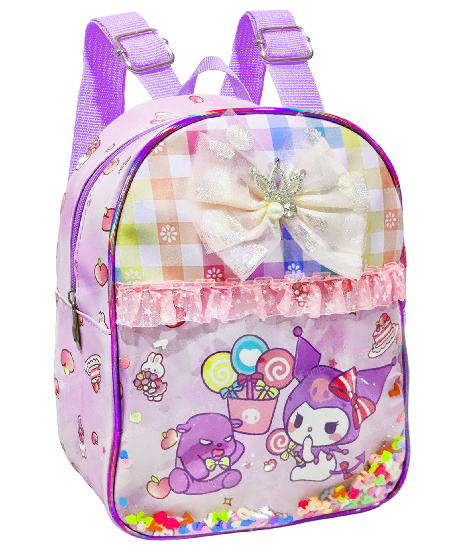 Bunie Cute Cartoon Theme Small Bag for Girls Multicolor - Height 10 Inches-image-47