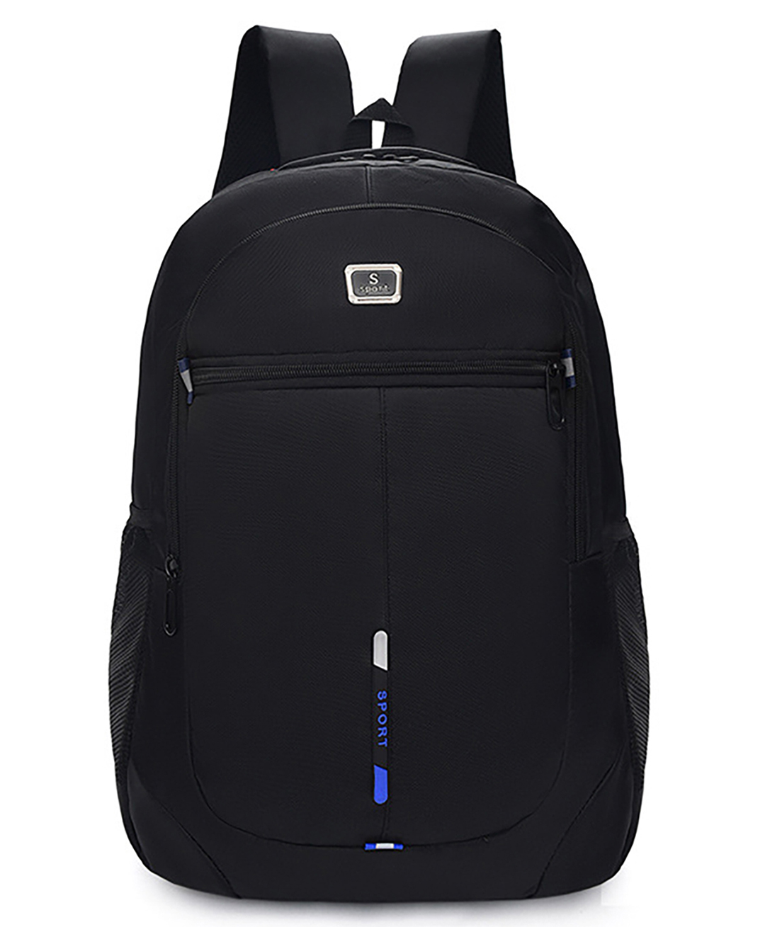 SYGA  Large Capacity Schoolbag for Middle Class School Student Backpack (Black Blue)- Height 18.8 Inch-image-42
