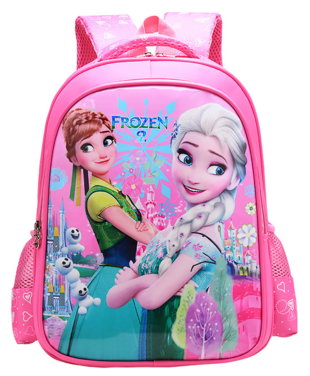 SYGA Kids Backpack,Cute Cartoon Design School Bag, Suitable for Elementary School Student (New Double Red Ice) Height 14.9 Inch-image-0