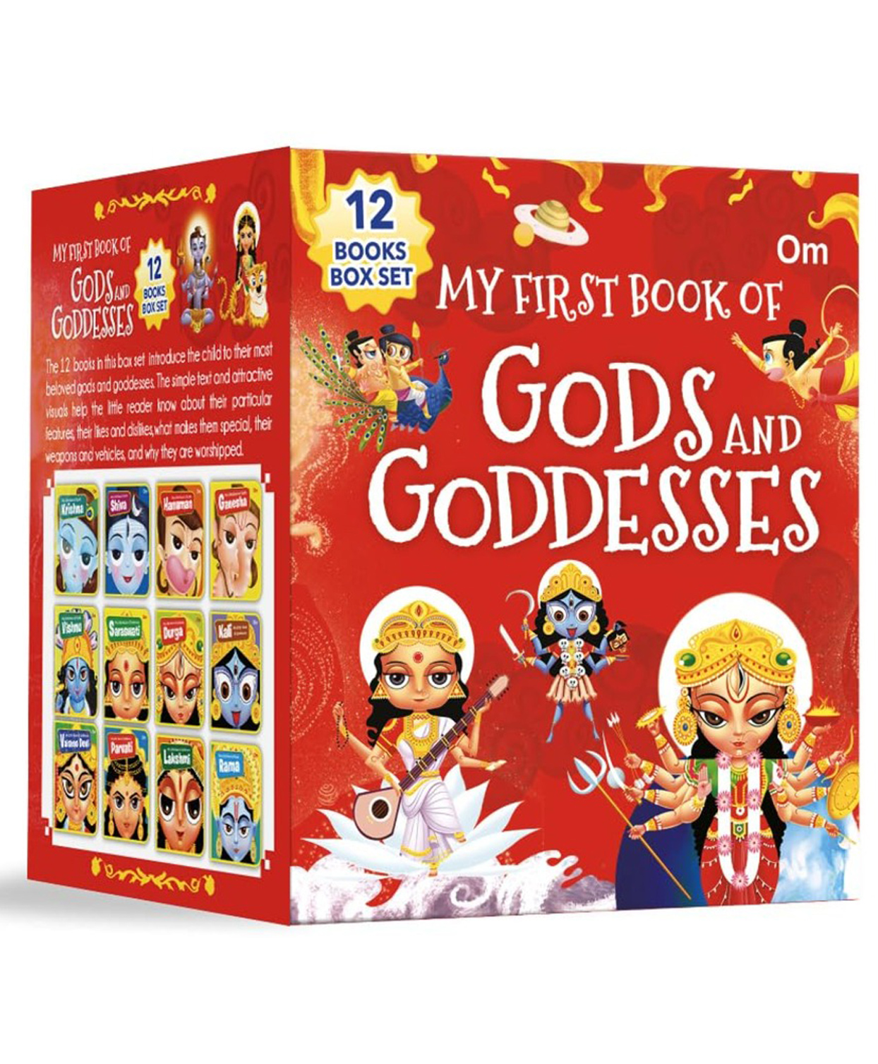 My First Book of Gods and Goddesses (Boxed Set) - Set of 12 Books | Illustrated Board Books on Hindu Mythology: Vaishno Devi | Krishna | Shiva | Ganesha | Hanuman | Lakshmi; for Ages 3+-image-39