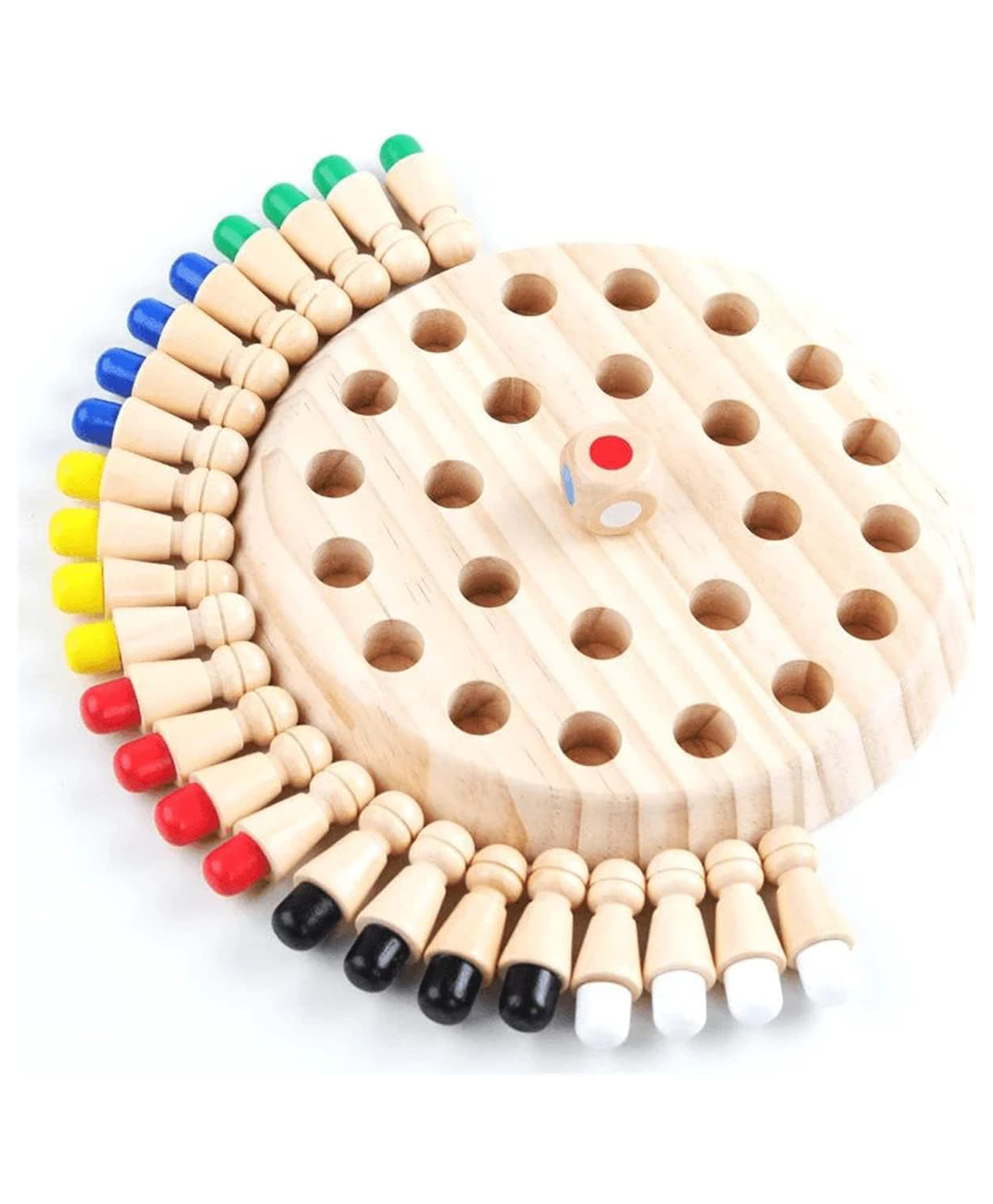 Hop N Play Wooden Memory Chess Game - Interactive Educational Toy for Kids & Families-image-43