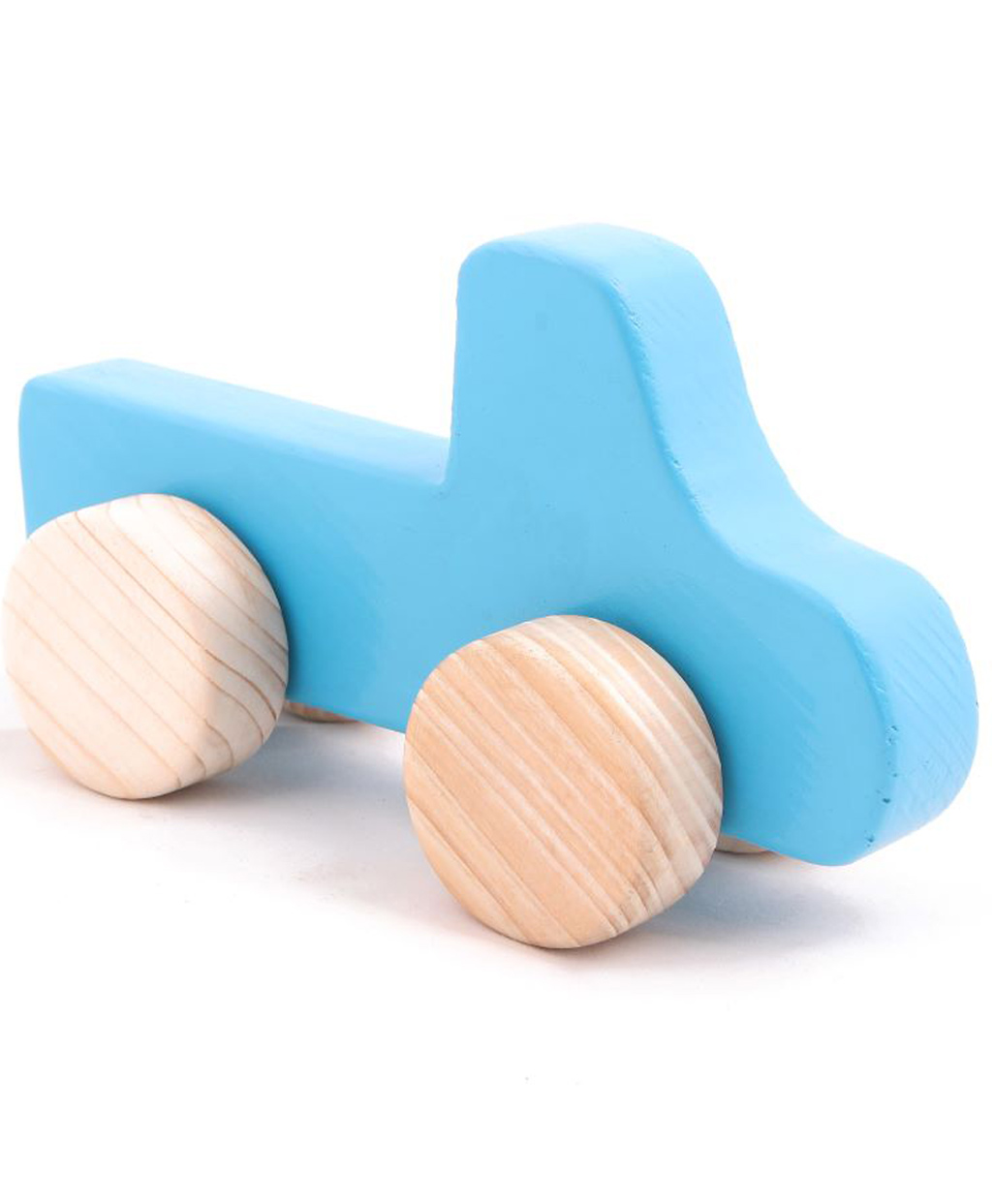 Wooden Push Toy Blue Truck Fun Play (Blue) (1 Piece)-image-34