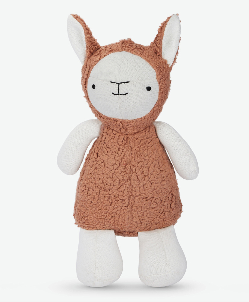 haus & kinder 100% Cotton Cover Knitted Soft Toy, Natural Rust - Height 25 cm-image-41