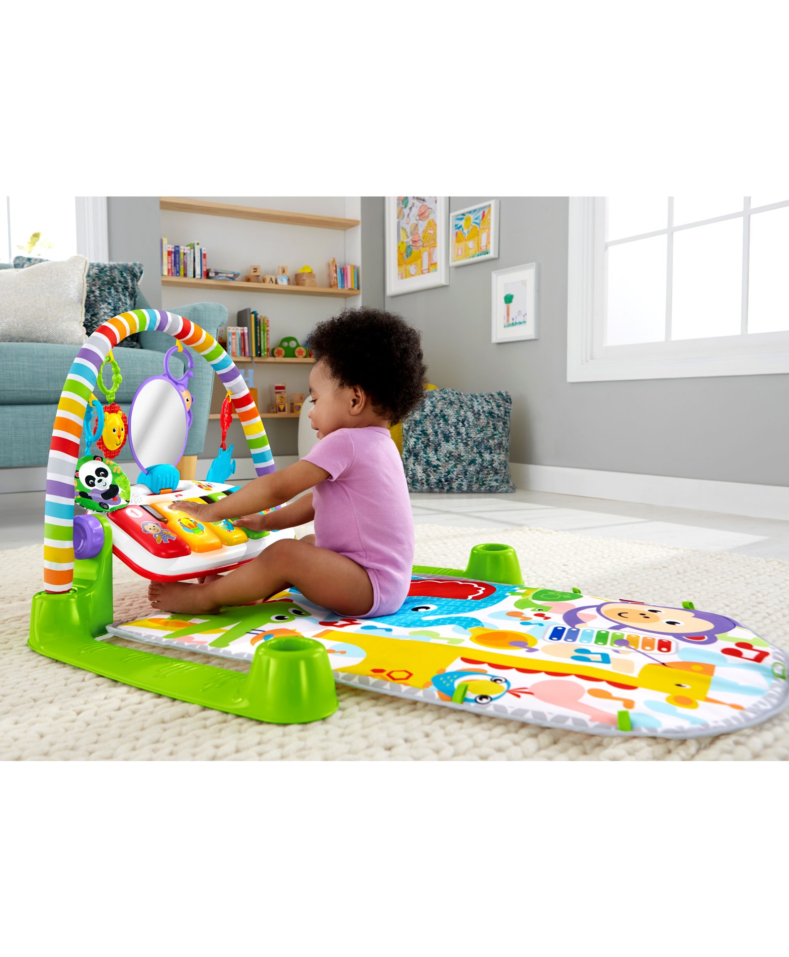 fisher price kick and play piano gym india