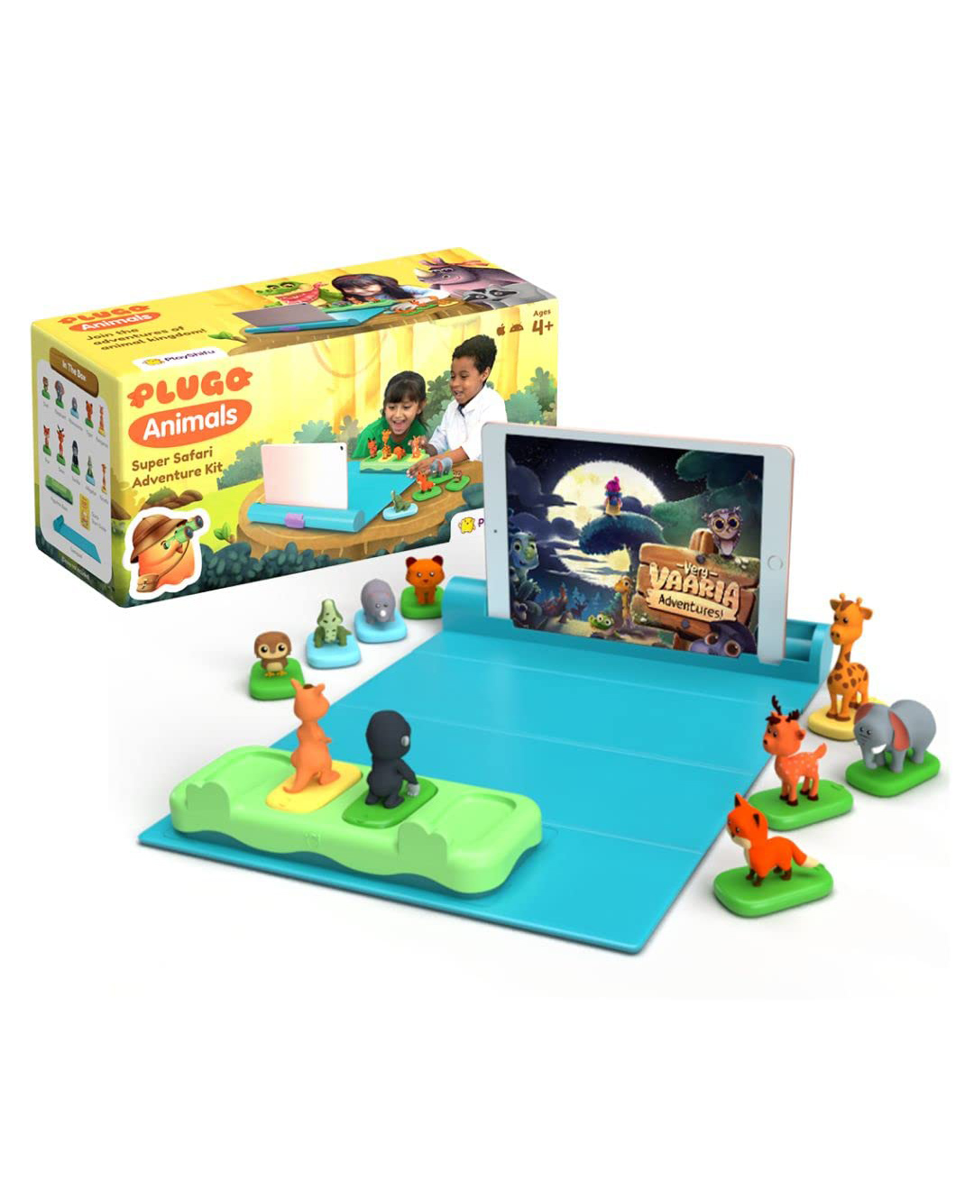 Playshifu Plugo Safari AR-Powered STEM Toy with Rainforest & Zoo Animal Figurines - Multicolor-image-47
