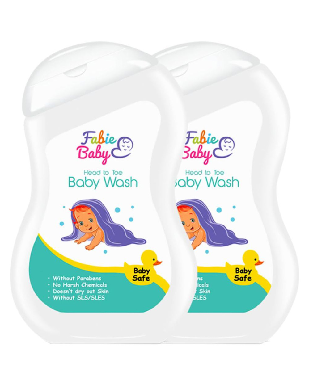 Fabie Baby Body Wash, Imported Daily Moisturizing Baby Wash, Head to Toe, Paraben Free, 400ml-picture-11