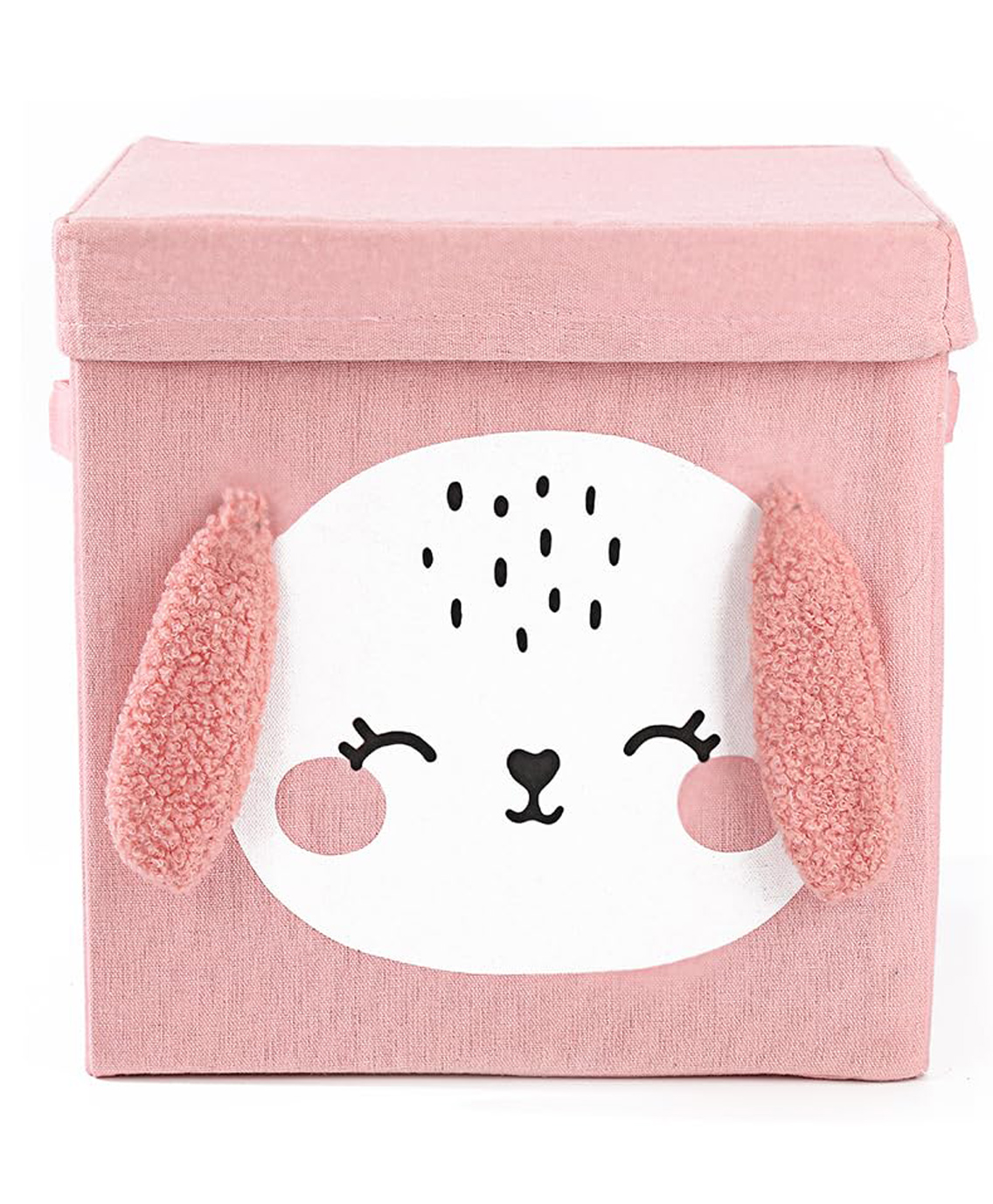 House of Quirk Storage Bins with Lid Foldable Clothing Storage Box case with Handle for Toy Books Closet Bedroom Home-Pink Puppy-picture-43