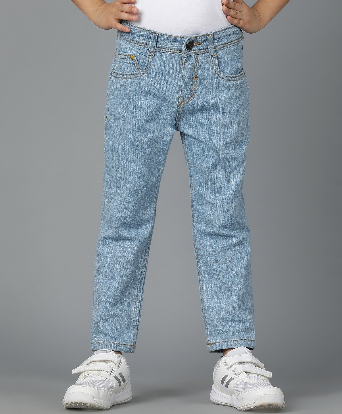 Tales & Stories Denim Solid Jeans - Blue-image-29