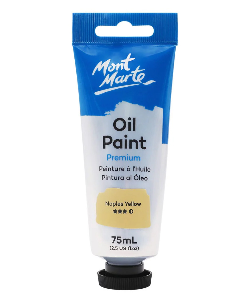 Mont Marte Oil Paint 75ml - Naples Yellow-image-23