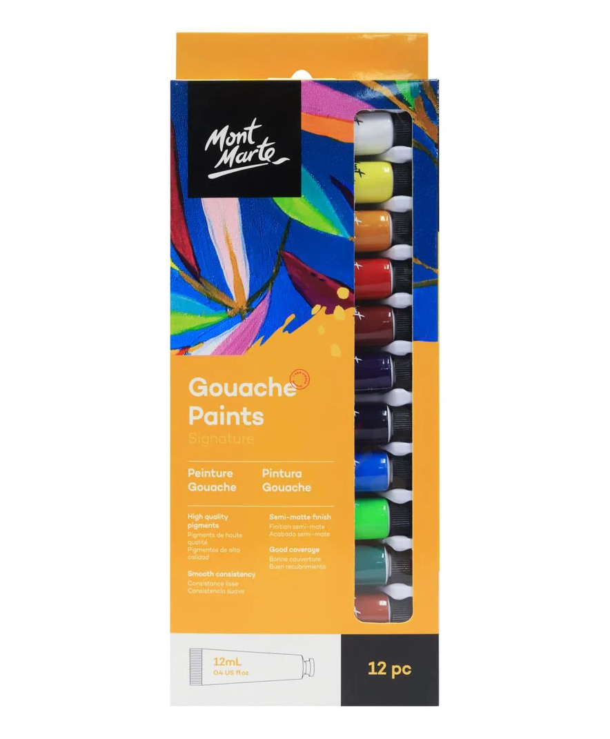 Mont Marte Gouache Paint 12X 12 ml-image-43