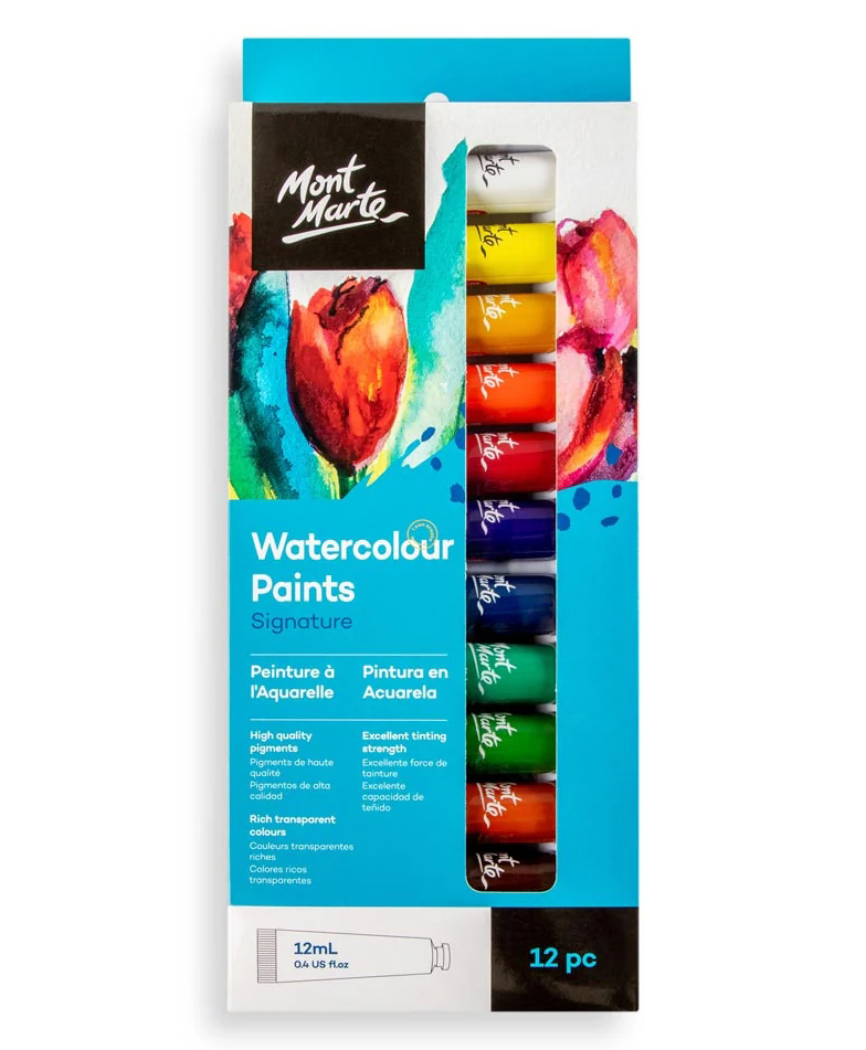 Mont Marte Watercolour Paints 12X 12 ml-image-42