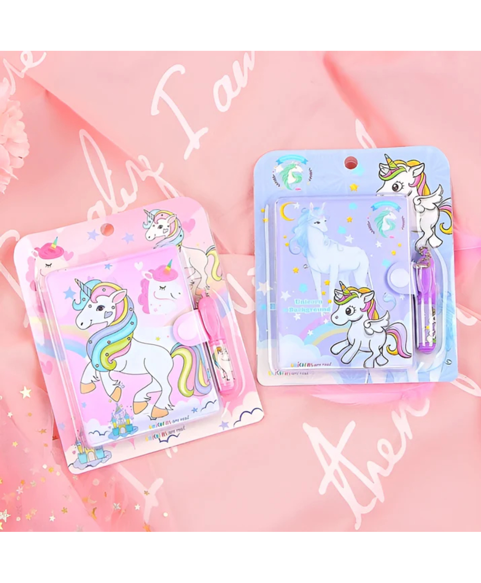 Paper Moon Unicorn Mini Pocket Diary With Pen Set, Writing Book For Kids, Cartoon Stationery Set,Birthday Return Gift - Assorted Designs-image-42