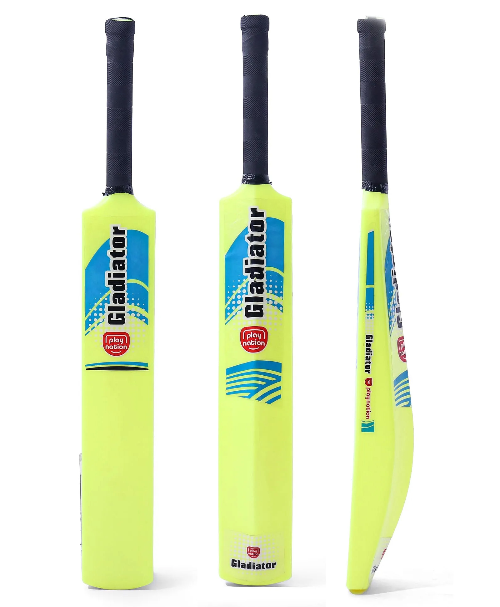 Play Nation Gladiator PVC Cricket Bat Full Size| Durable, Lightweight & High-Performance Cricket Bat for All Ages | Ideal for Practice & Outdoor Play | 35-Inch Length | Strong, Comfortable Grip & Impact Resistance| Color May Vary