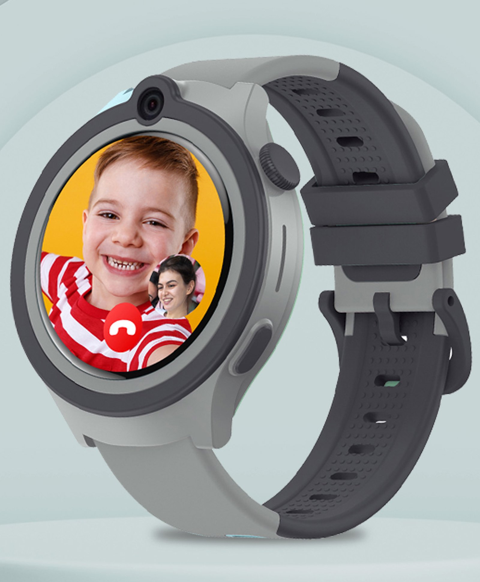Spiky Cacus 4G Video Calling Smartwatch with GPS- Black-picture-2