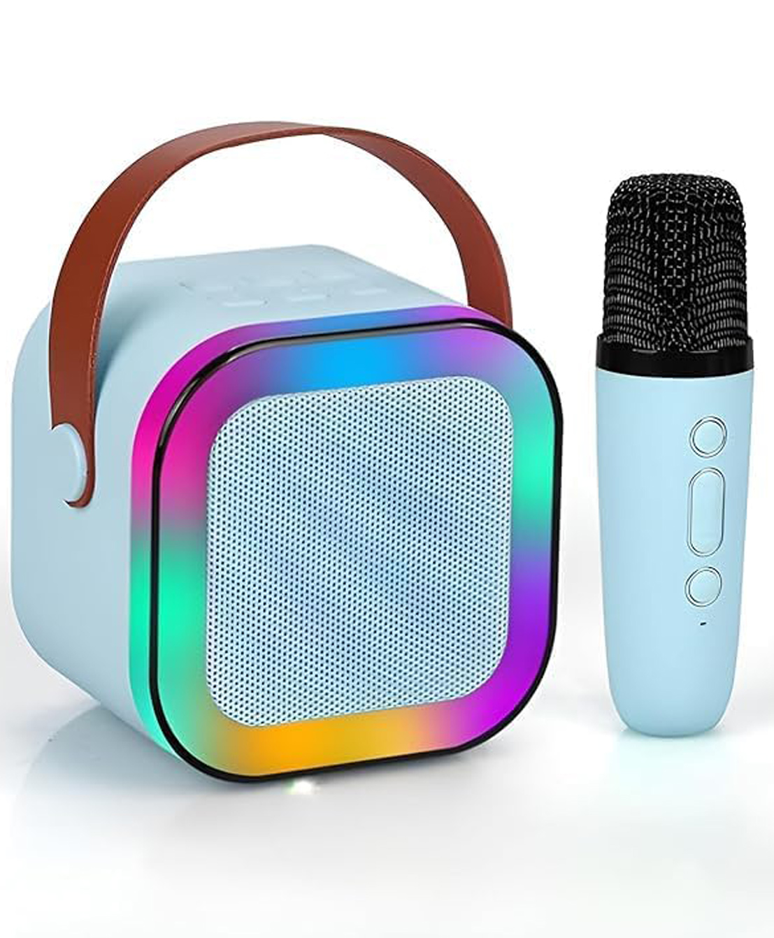 FLAZE Wireless Microphone Bluetooth Microphone 3 in 1 Portable Handheld Wireless Mic Speaker Home KTV Machine Support iOS Android, Microphone Toys Gifts for Kids (K12 (Color May Vary)-image-2