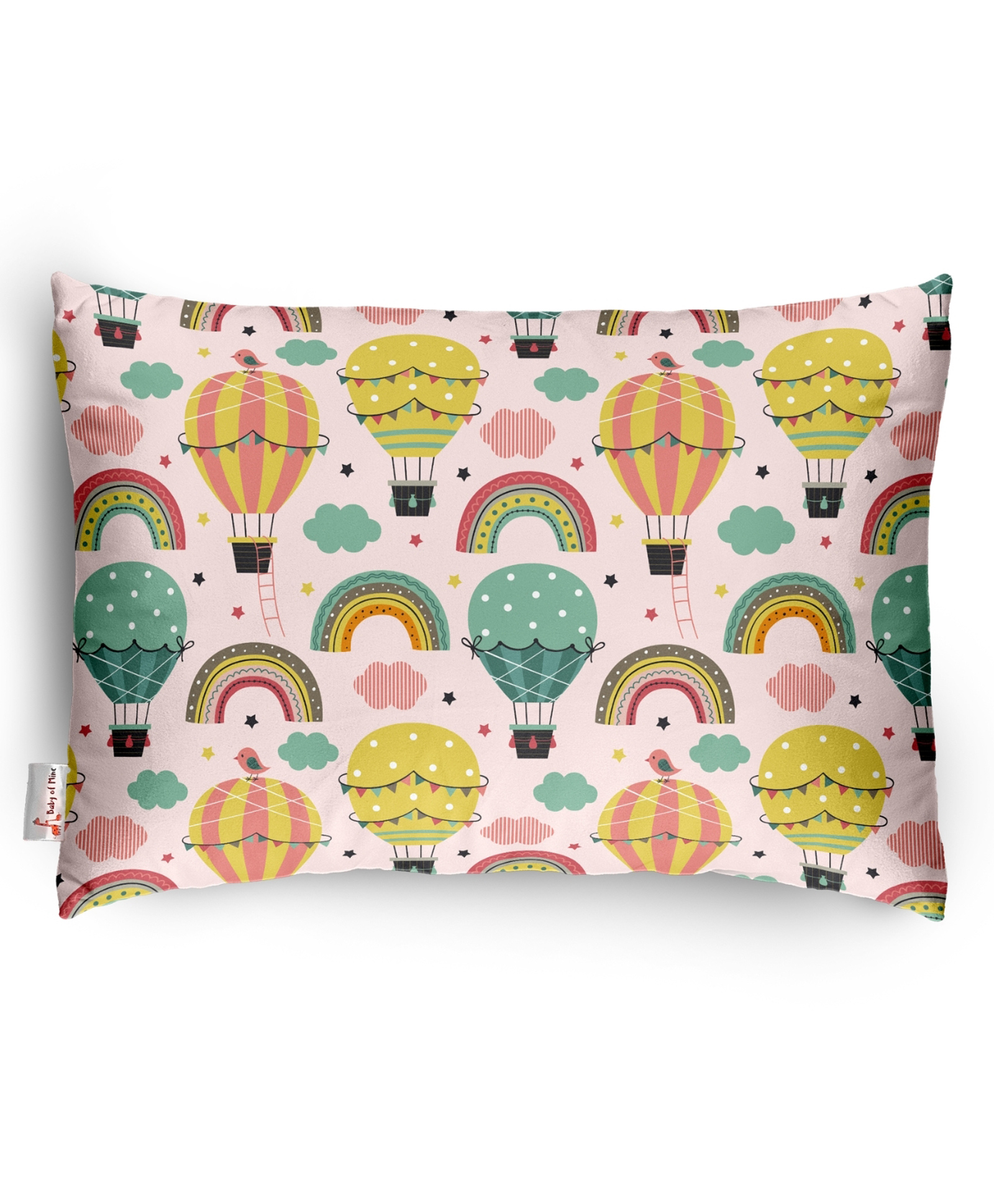 Baby of Mine Premium Baby Infant Pillow for Kids Age 1 Year To 5 Years - Imported Super Soft Fabric - Sky BalloonPrint-image-23
