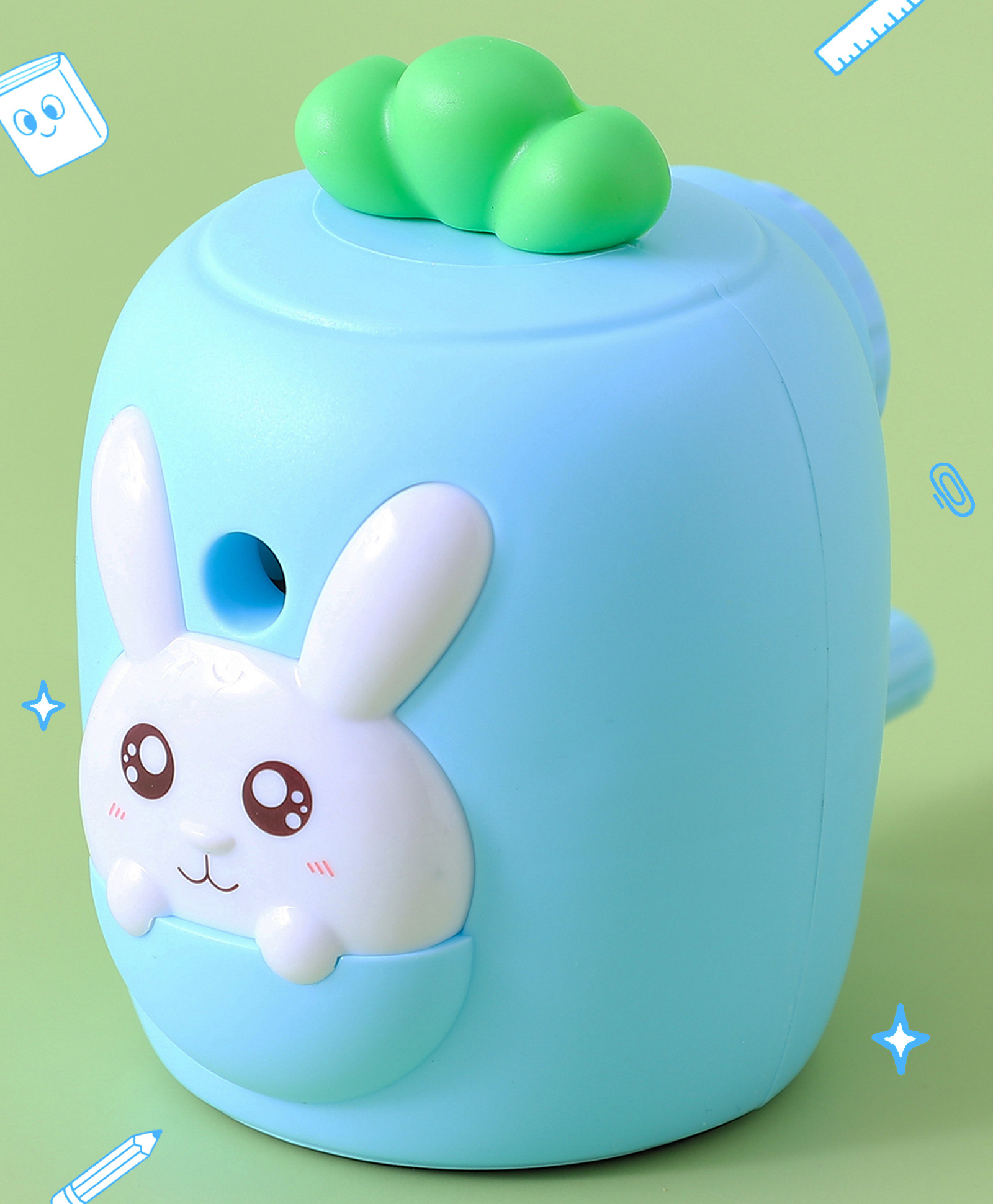 Bunny Shape Sharpener - Light Blue-image-42