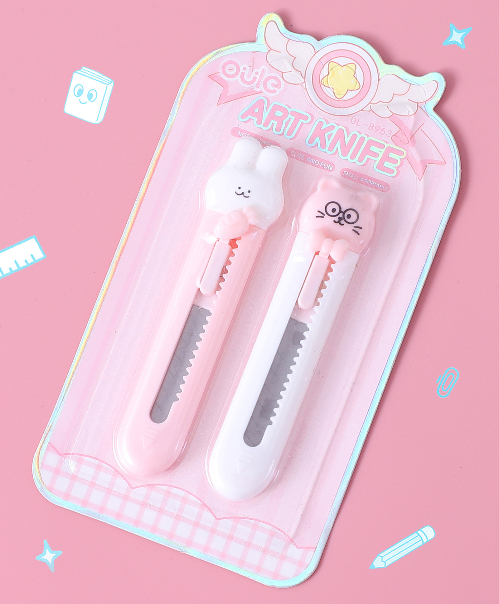 Animal Shaped Cutter Pack of 2 - Pink-image-34