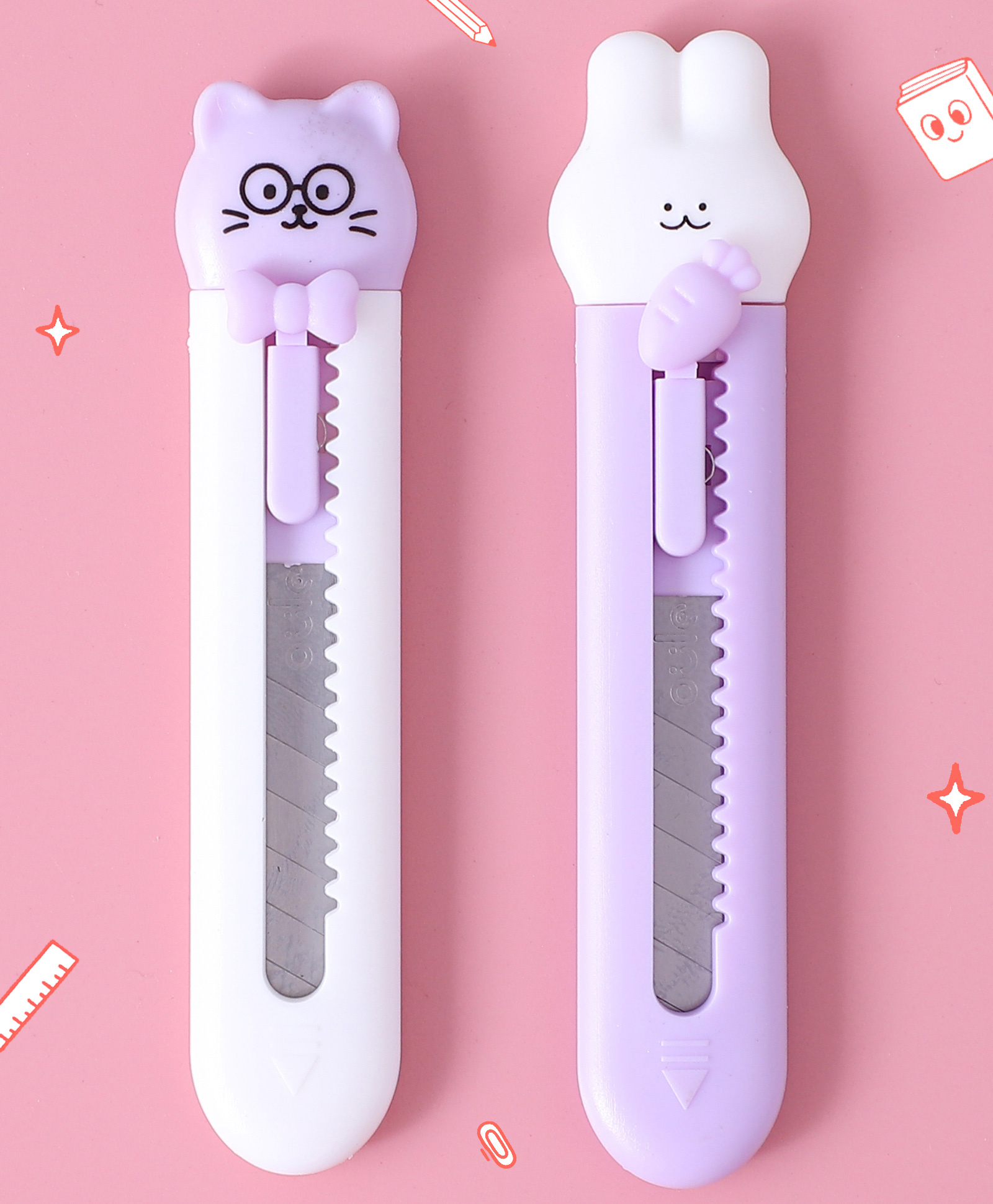 Animal Shaped Cutter Pack of 2 - Purple-image-10
