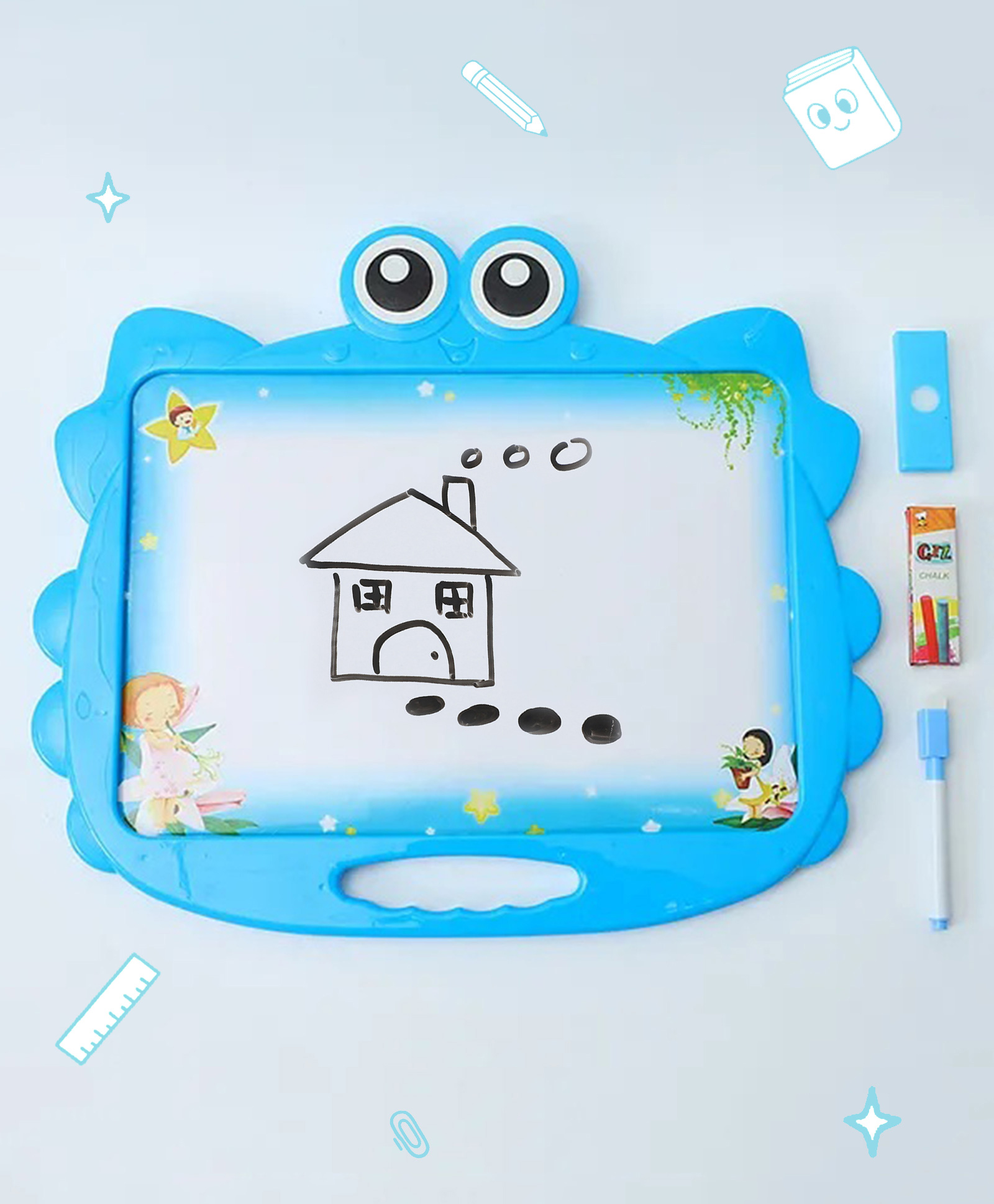 2 in 1 Writing Doodle Board - Blue-image-20